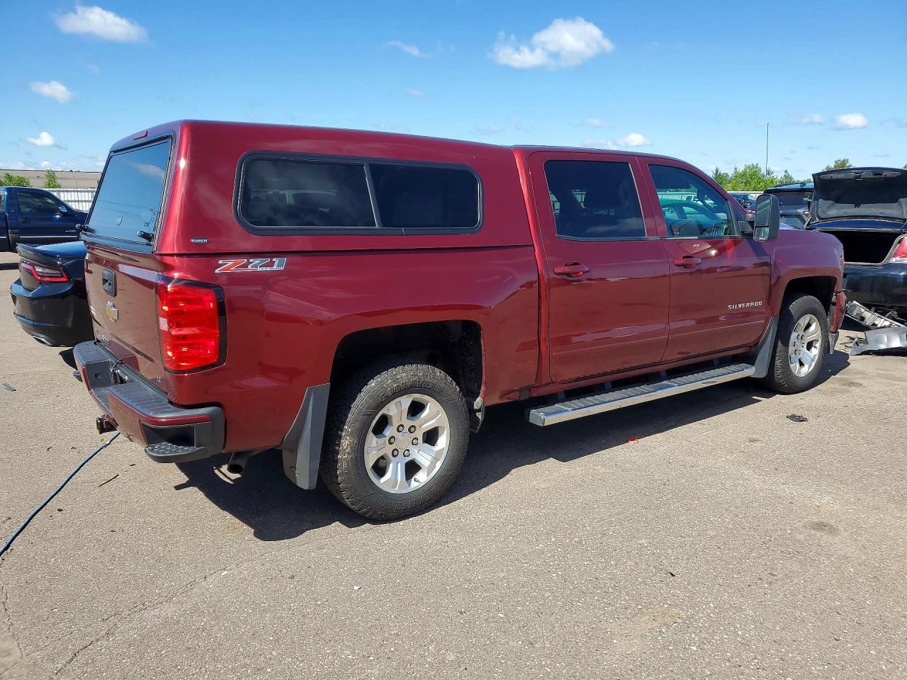 2017 Chevrolet Silverado K1500 Lt Red vin: 3GCUKREC8HG285718