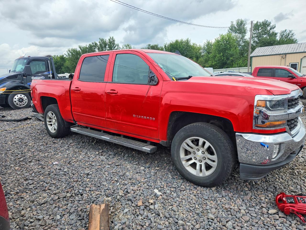 2017 Chevrolet Silverado K1500 Lt Red vin: 3GCUKREC8HG355704