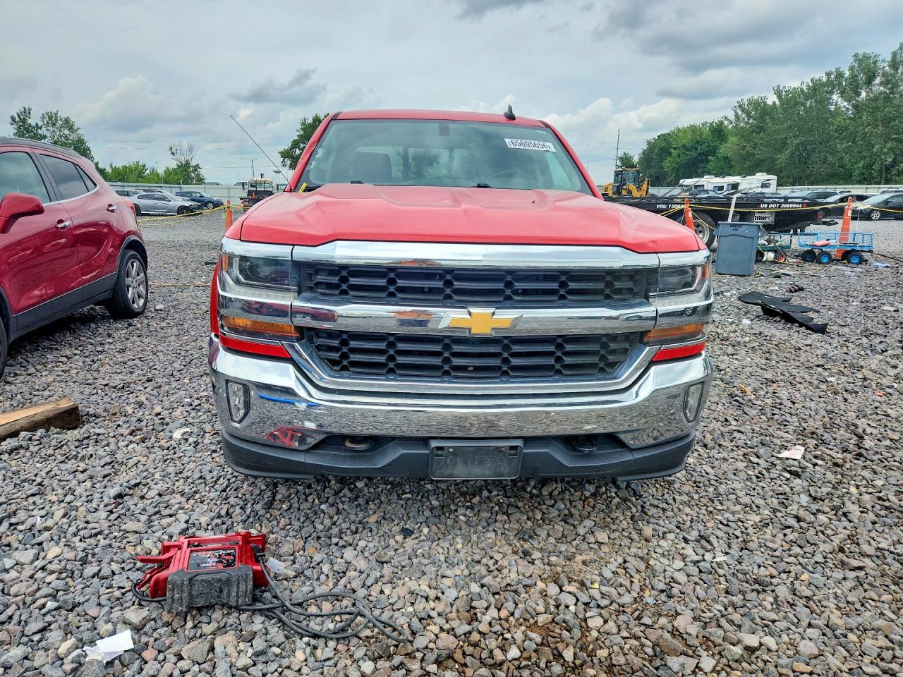 2017 Chevrolet Silverado K1500 Lt Red vin: 3GCUKREC8HG355704