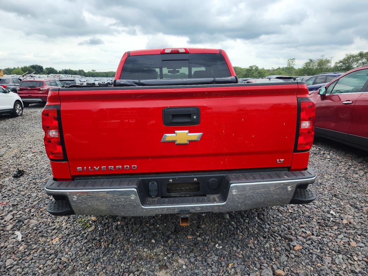 2017 Chevrolet Silverado K1500 Lt Red vin: 3GCUKREC8HG355704