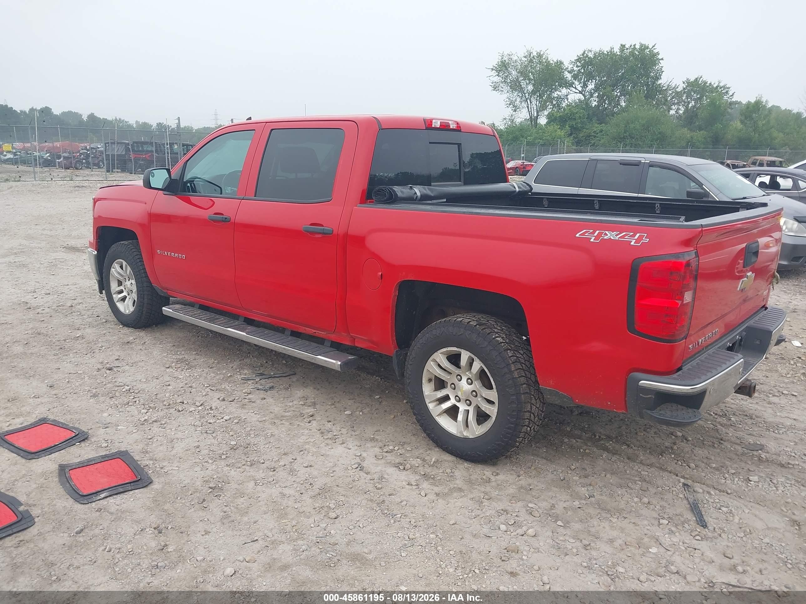 2014 Chevrolet Silverado 1500 Lt Красный vin: 3GCUKREC9EG172775