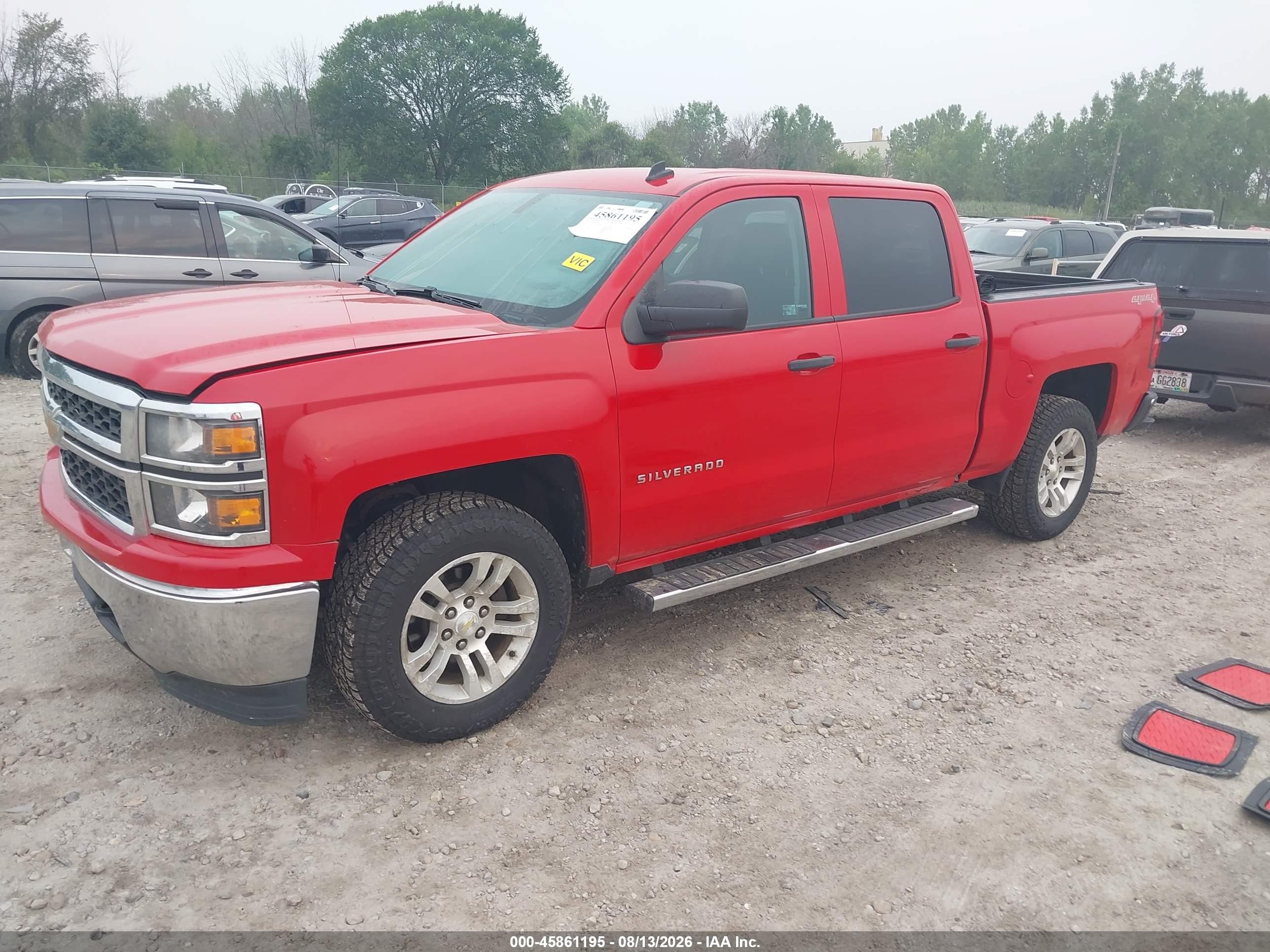 2014 Chevrolet Silverado 1500 Lt Красный vin: 3GCUKREC9EG172775