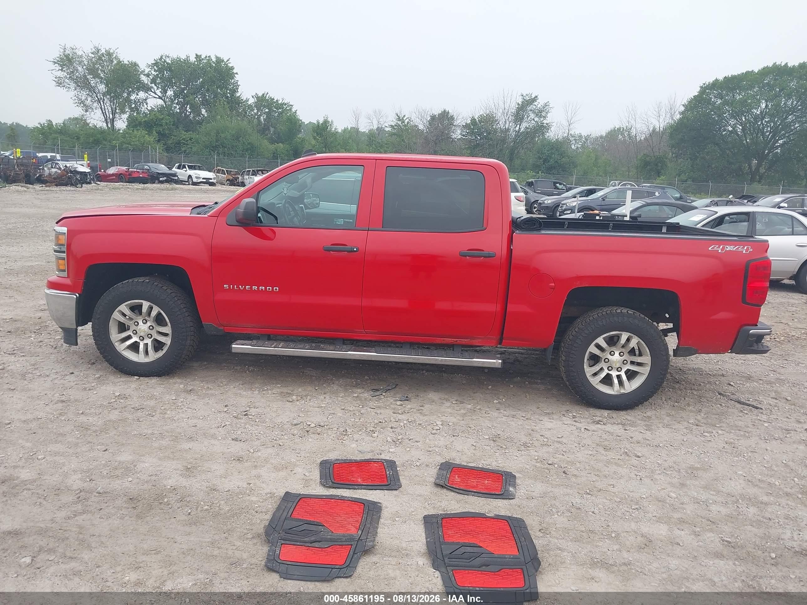 2014 Chevrolet Silverado 1500 Lt Красный vin: 3GCUKREC9EG172775