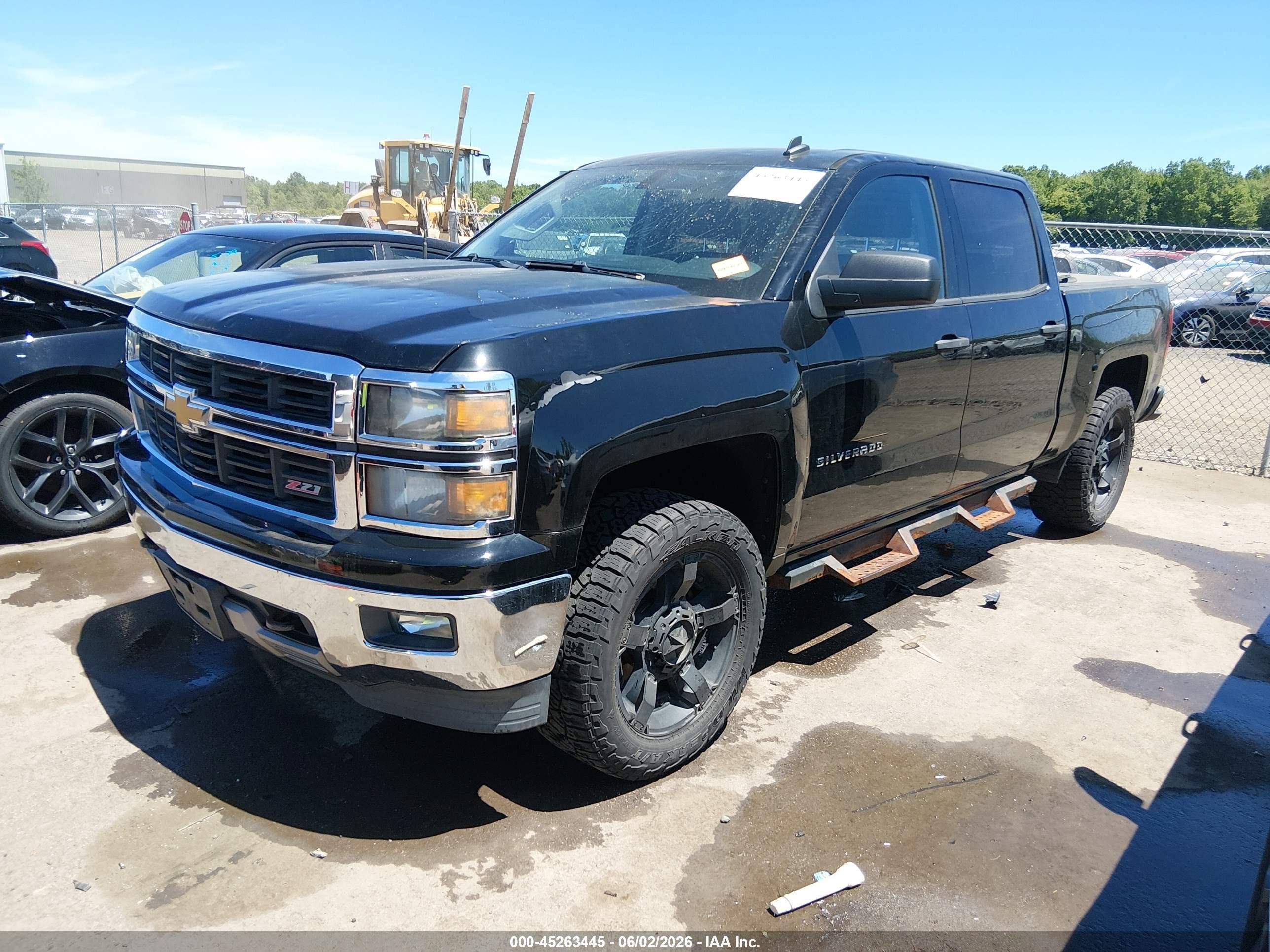 2014 Chevrolet Silverado 1500 2lt Черный vin: 3GCUKREC9EG210215