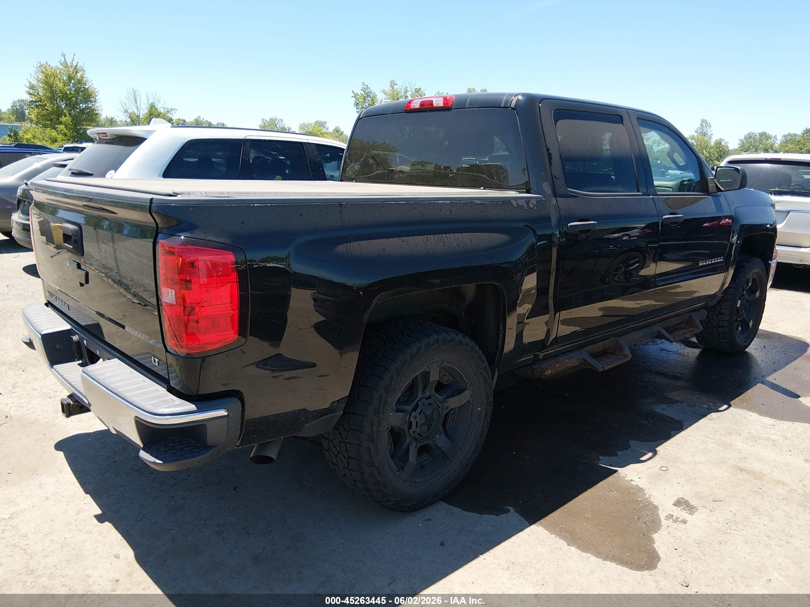 2014 Chevrolet Silverado 1500 2lt Черный vin: 3GCUKREC9EG210215