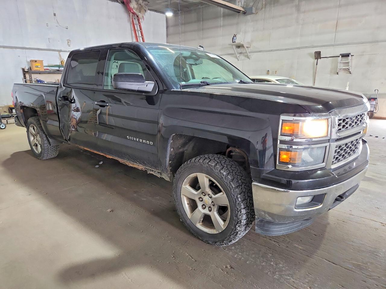 2014 Chevrolet Silverado K1500 Lt Black vin: 3GCUKREC9EG242713