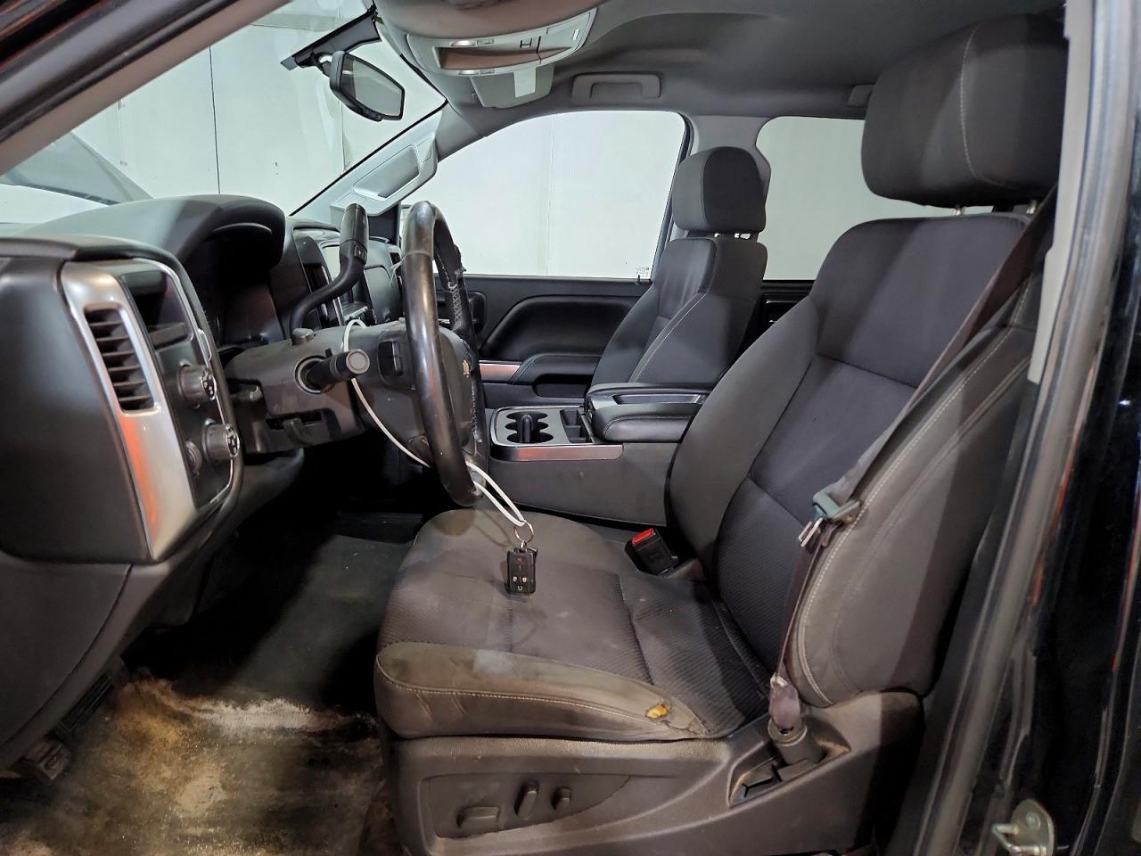2014 Chevrolet Silverado K1500 Lt Black vin: 3GCUKREC9EG242713