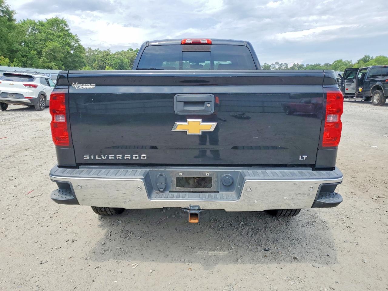 2014 Chevrolet Silverado K1500 Lt Black vin: 3GCUKREC9EG247992