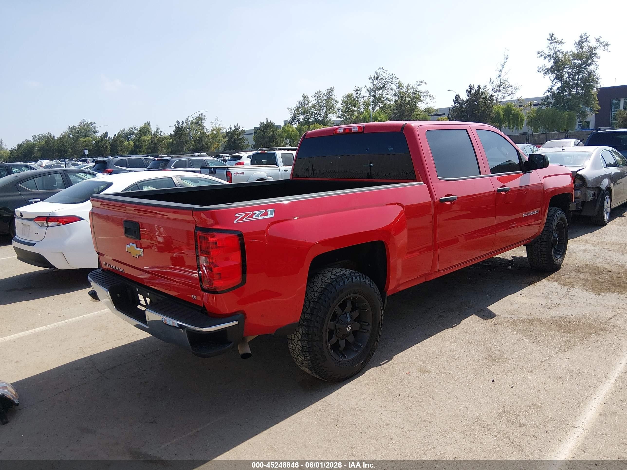 2014 Chevrolet Silverado 1500 2lt Red vin: 3GCUKREC9EG285643