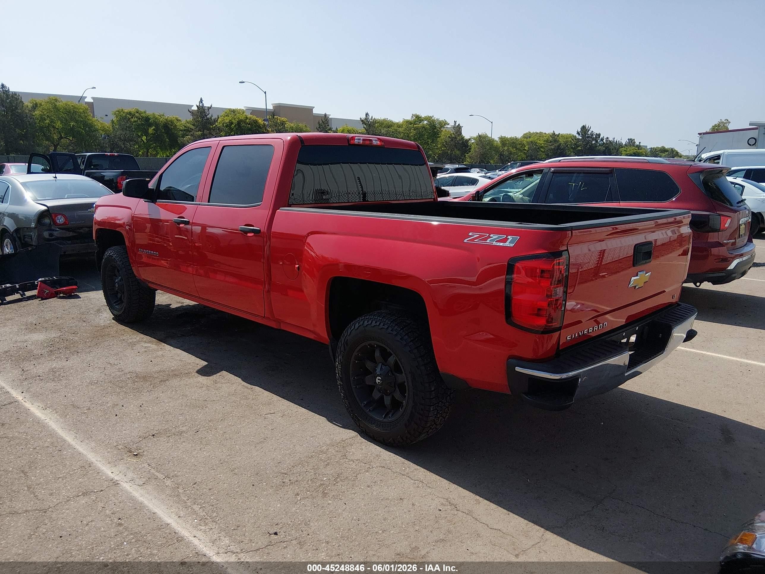 2014 Chevrolet Silverado 1500 2lt Red vin: 3GCUKREC9EG285643