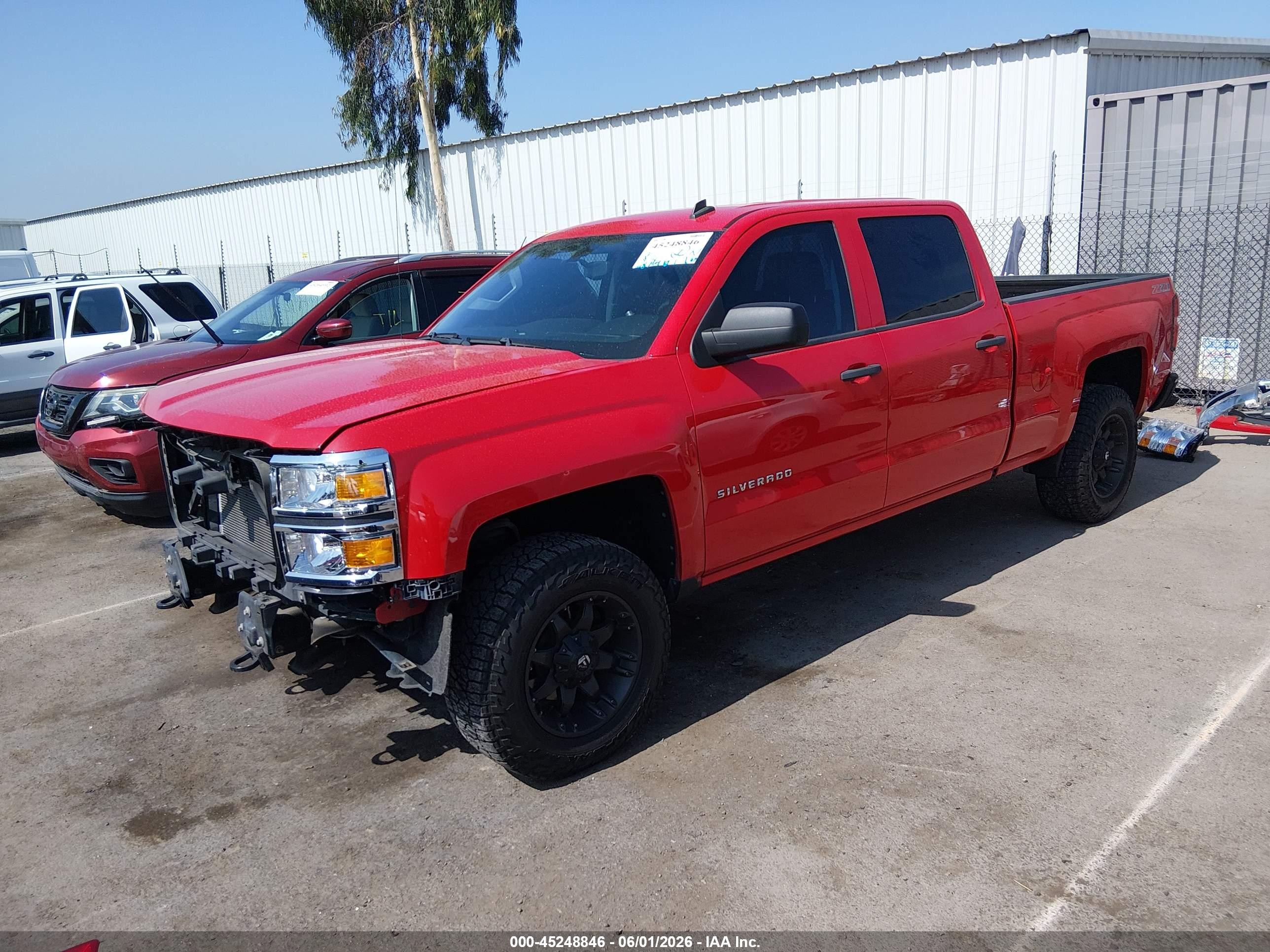2014 Chevrolet Silverado 1500 2lt Red vin: 3GCUKREC9EG285643