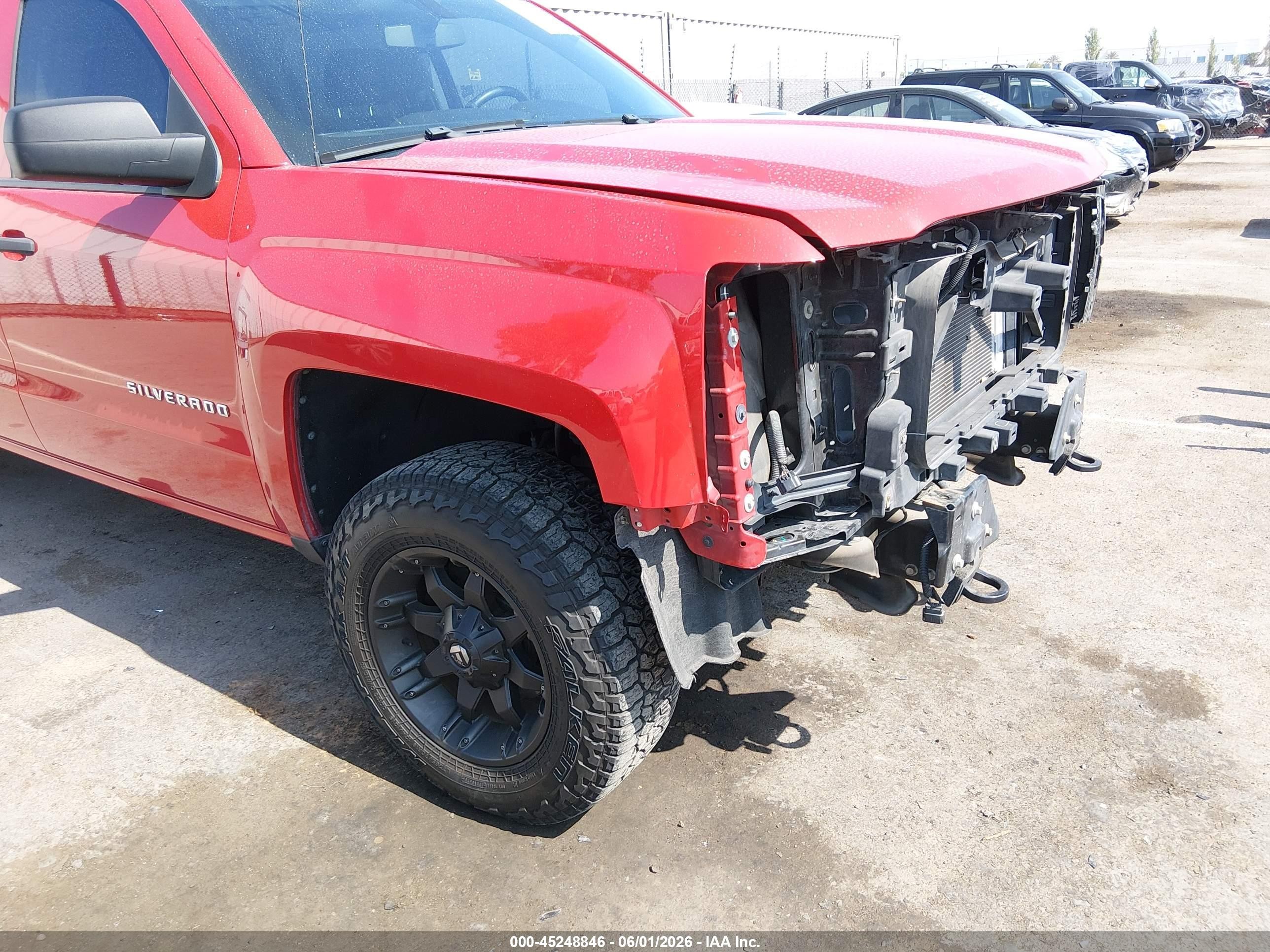 2014 Chevrolet Silverado 1500 2lt Red vin: 3GCUKREC9EG285643