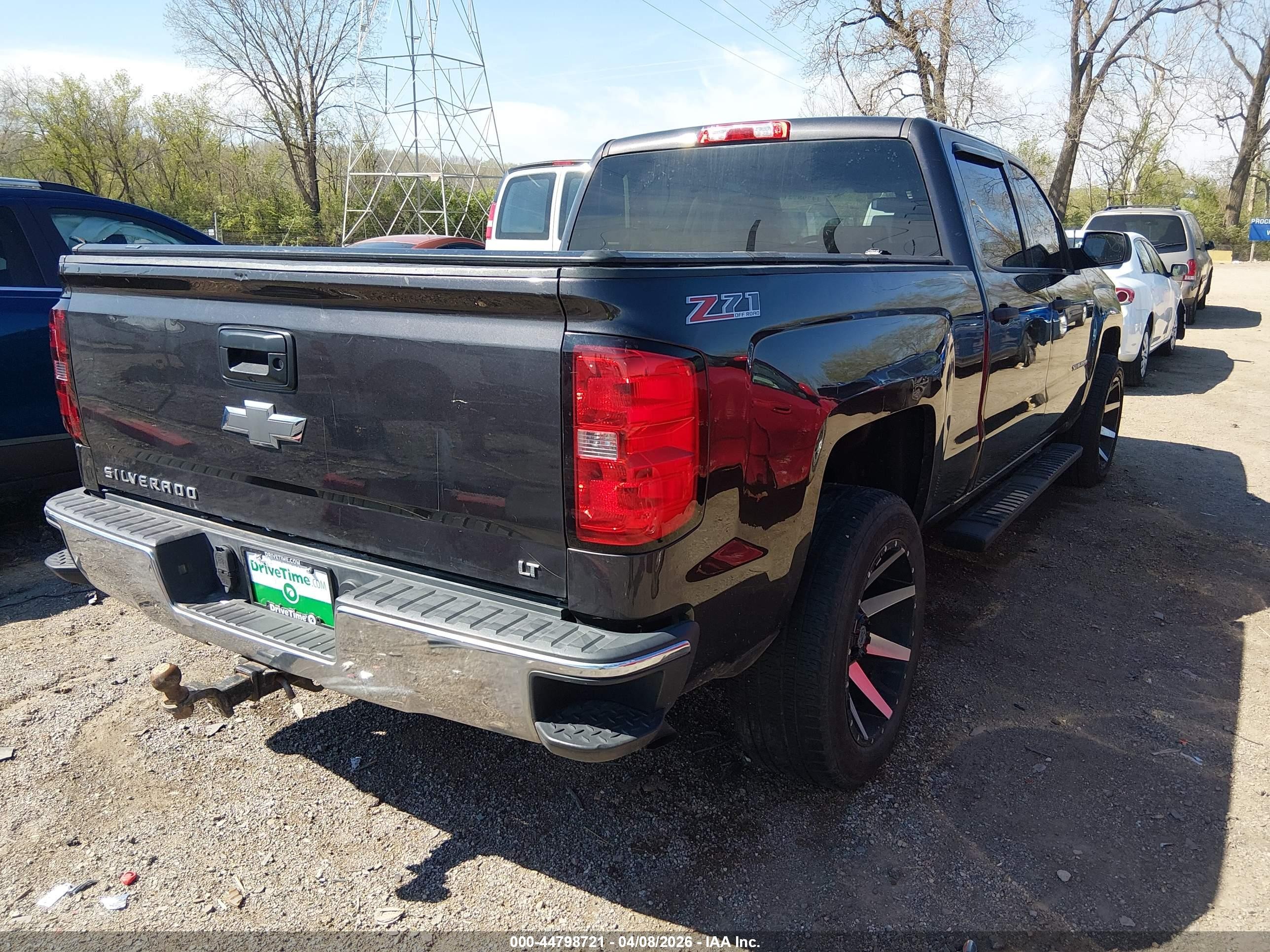 2014 Chevrolet Silverado 1500 2lt Gray vin: 3GCUKREC9EG358123