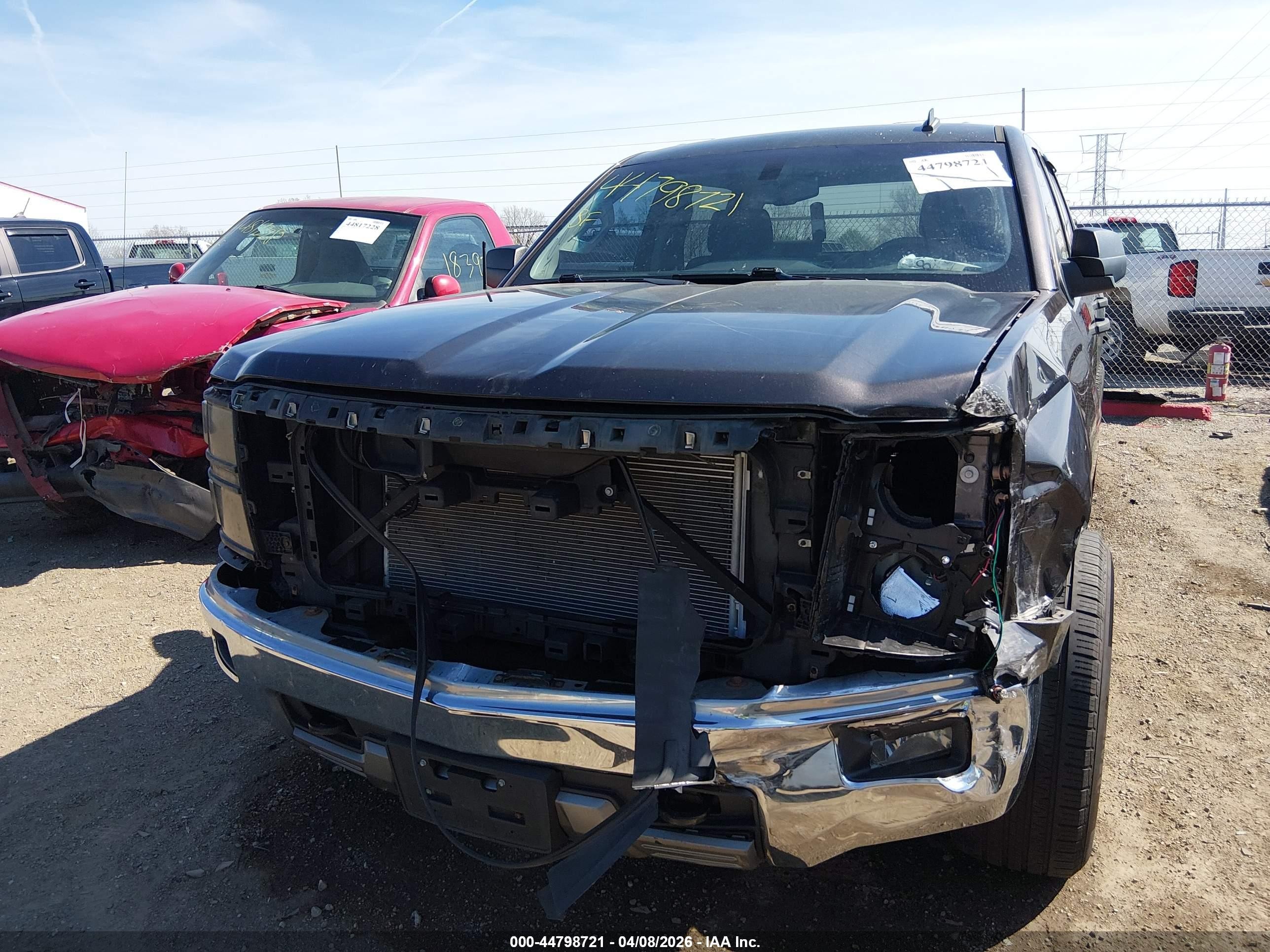 2014 Chevrolet Silverado 1500 2lt Gray vin: 3GCUKREC9EG358123