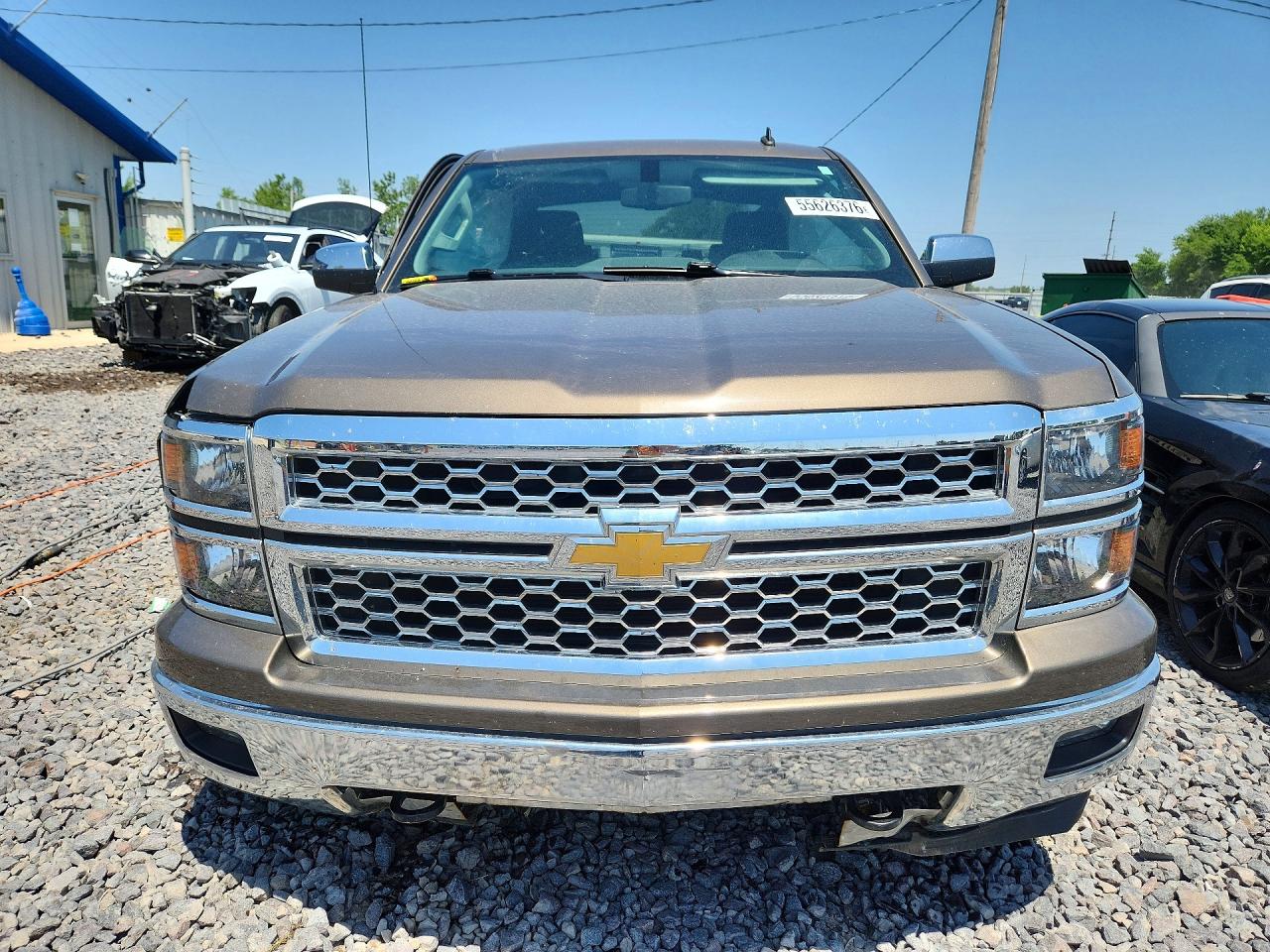 2014 Chevrolet Silverado K1500 Lt Brown vin: 3GCUKREC9EG431877