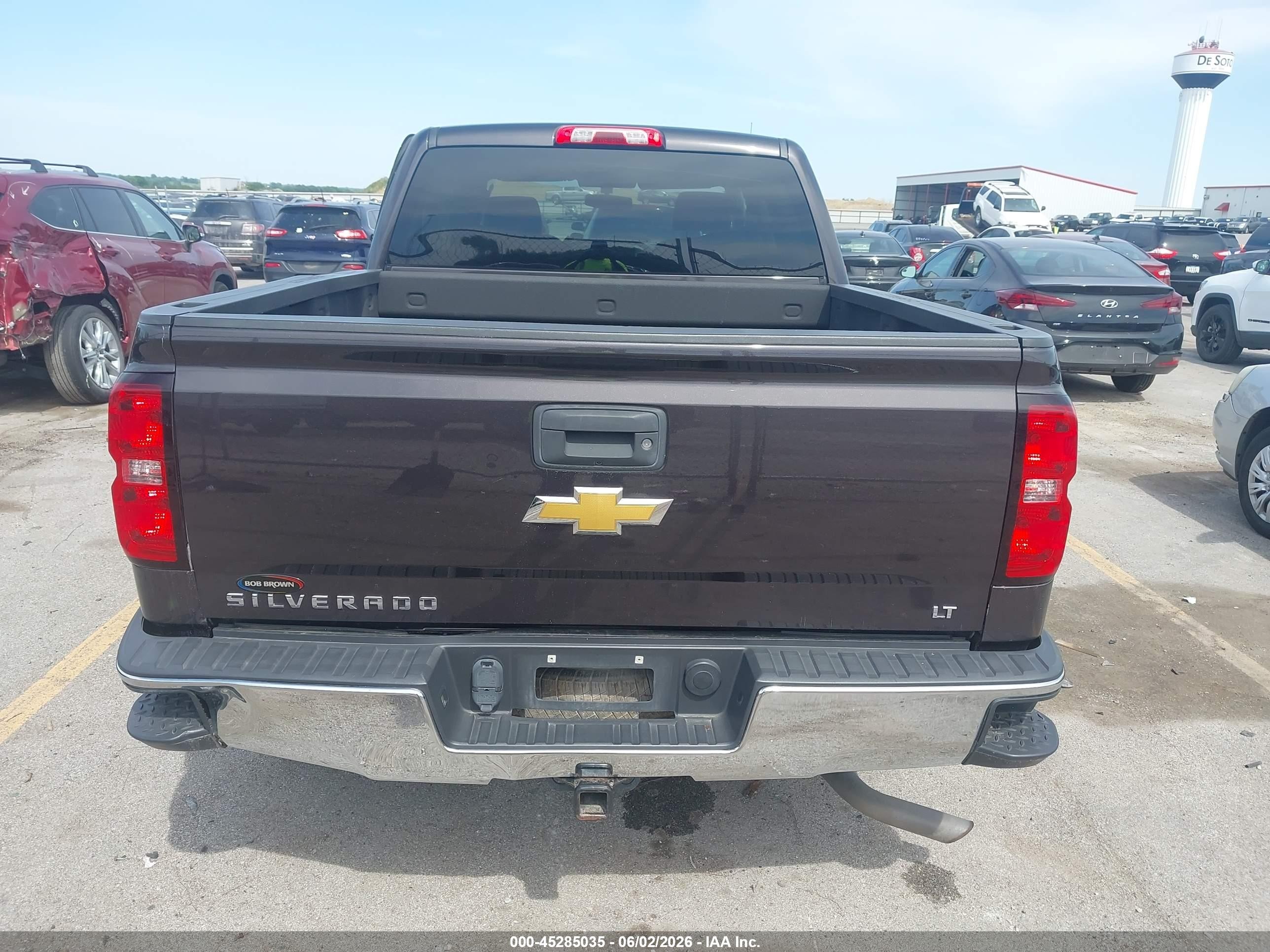 2014 Chevrolet Silverado 1500 1lt Brown vin: 3GCUKREC9EG458870