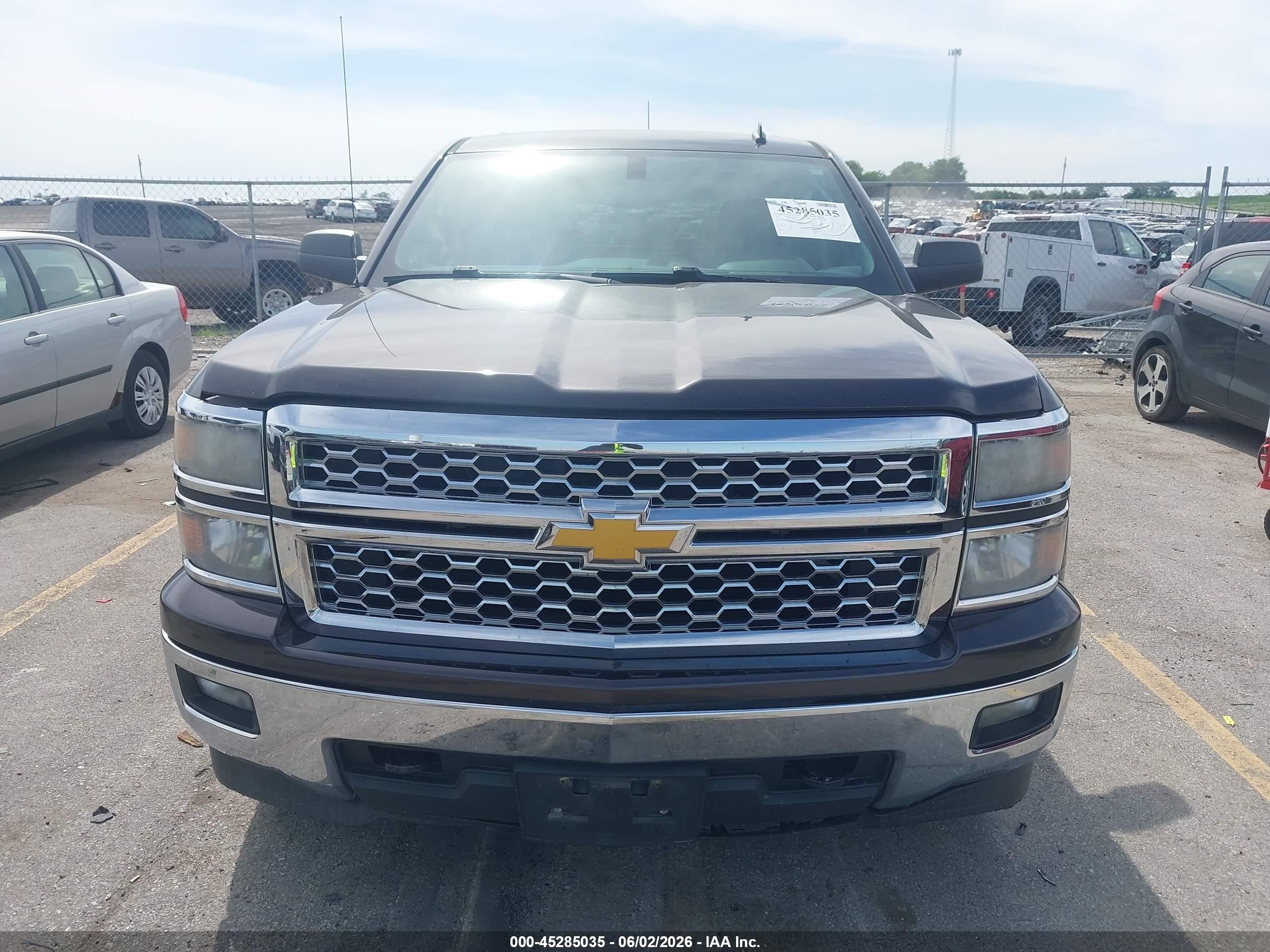 2014 Chevrolet Silverado 1500 1lt Brown vin: 3GCUKREC9EG458870