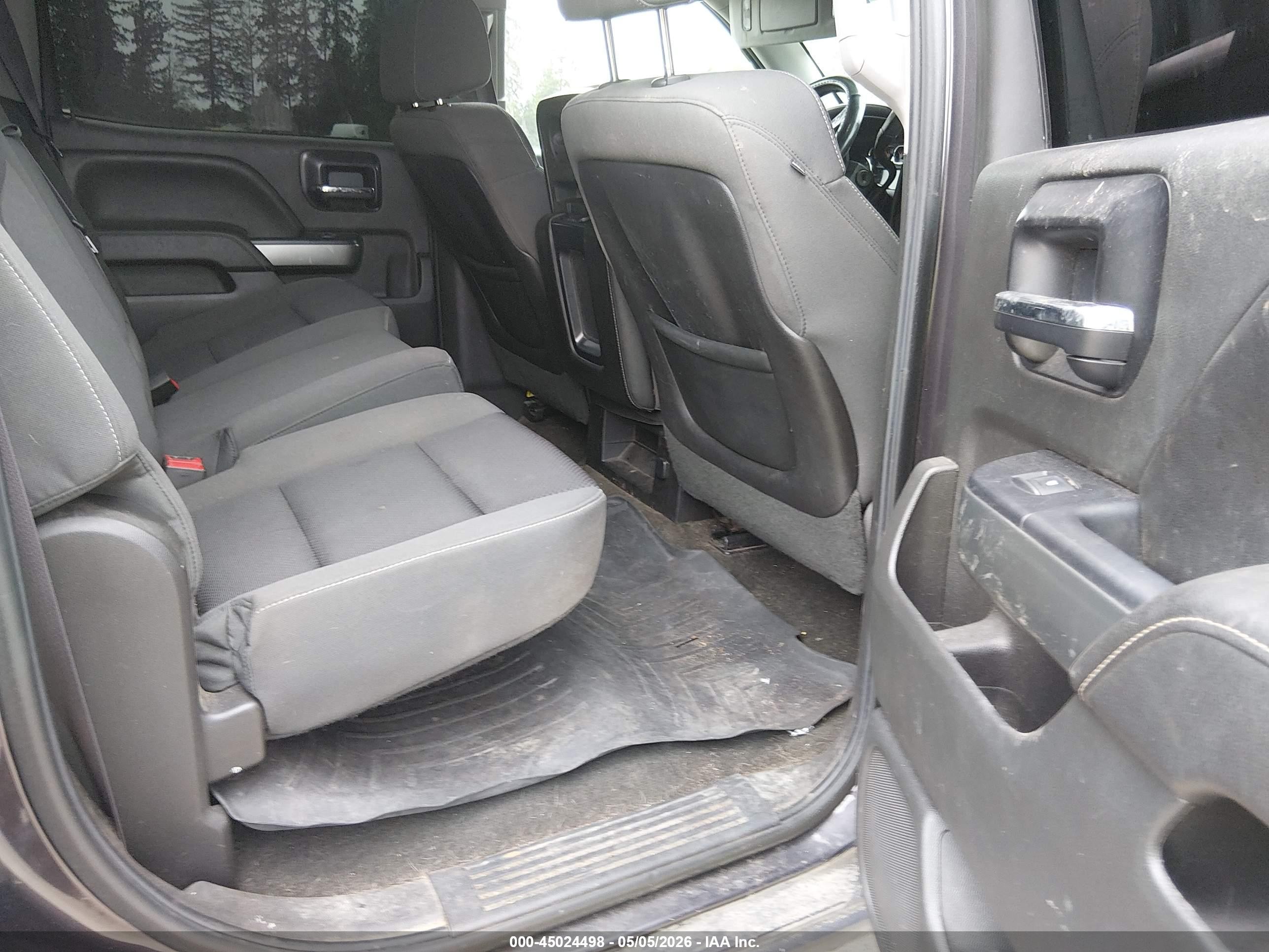 2014 Chevrolet Silverado 1500 1lt Gray vin: 3GCUKREC9EG474311