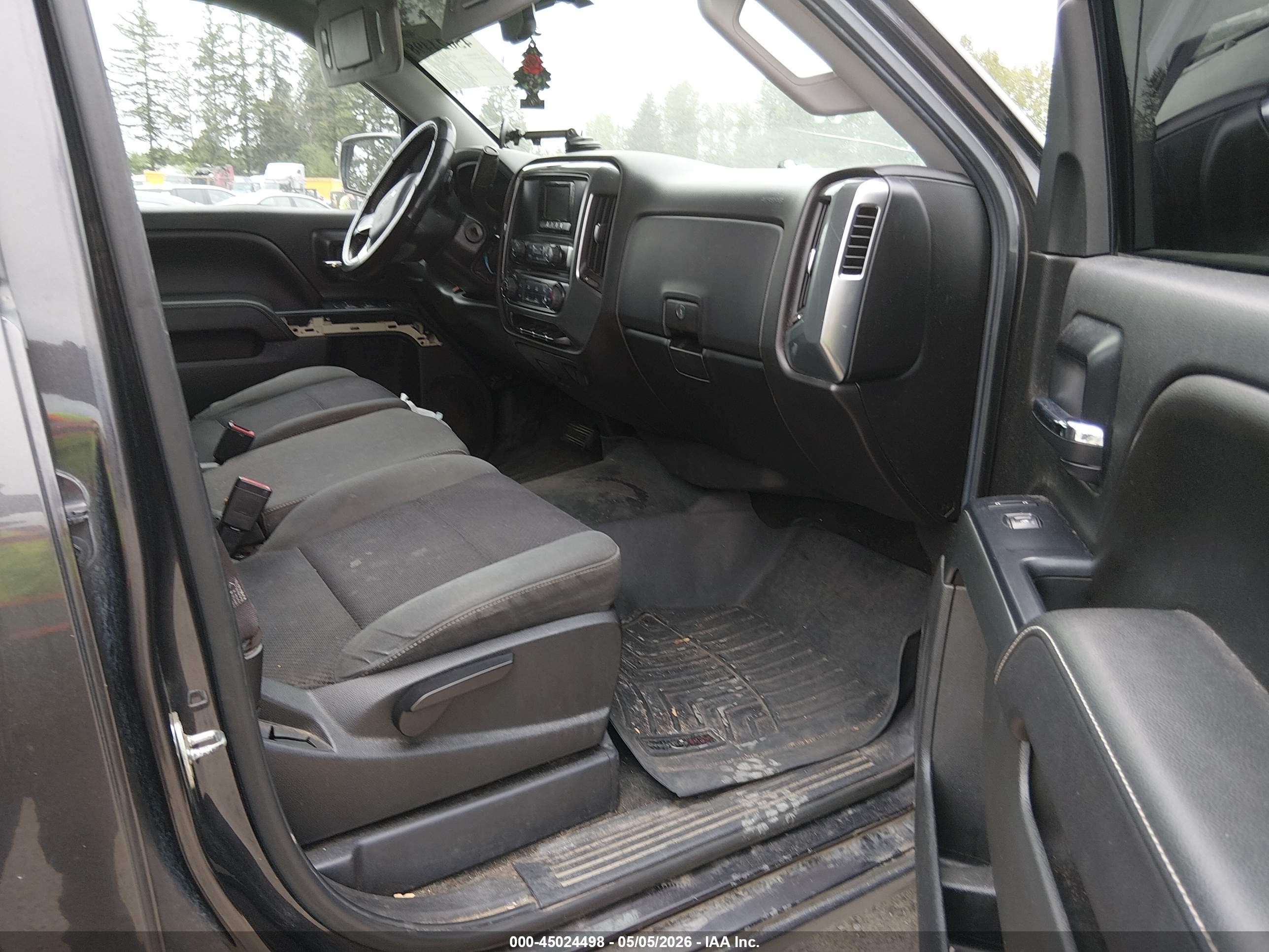 2014 Chevrolet Silverado 1500 1lt Gray vin: 3GCUKREC9EG474311