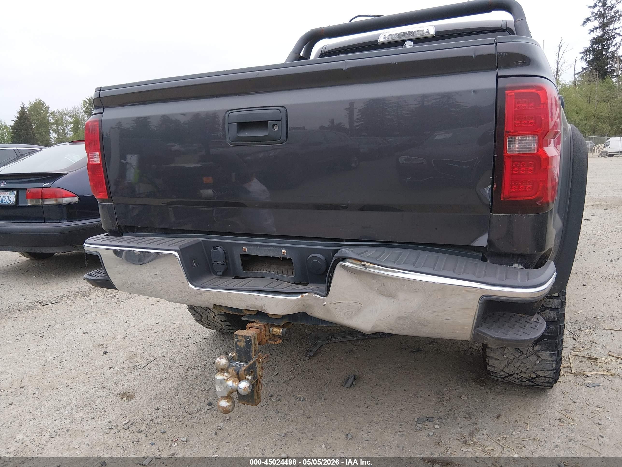 2014 Chevrolet Silverado 1500 1lt Gray vin: 3GCUKREC9EG474311