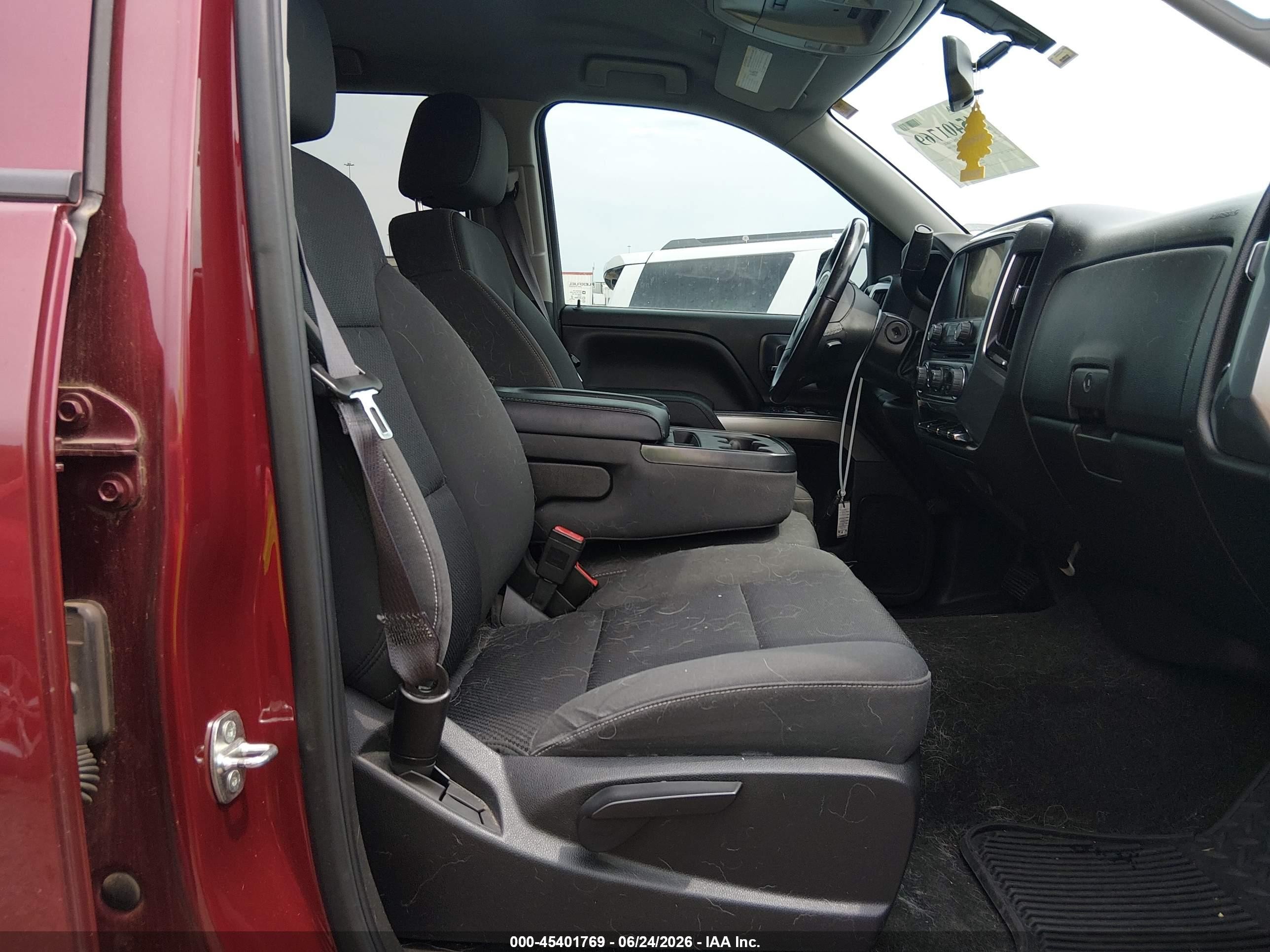 2014 Chevrolet Silverado 1500 1lt Maroon vin: 3GCUKREC9EG544860