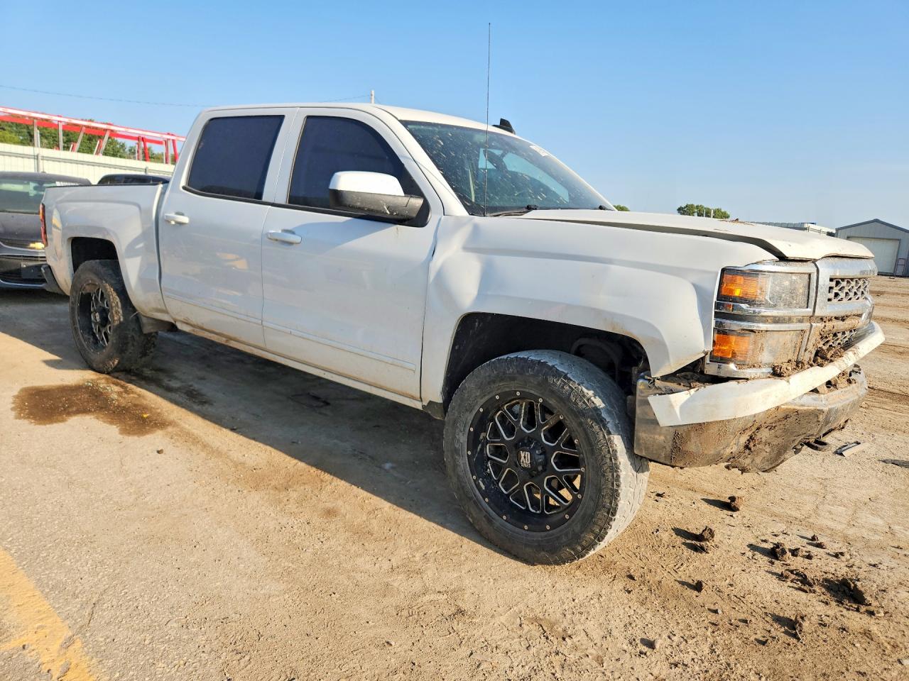 2015 Chevrolet Silverado K1500 Lt White vin: 3GCUKREC9FG144072