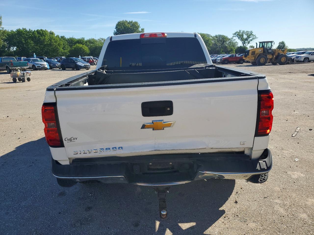 2015 Chevrolet Silverado K1500 Lt Белый vin: 3GCUKREC9FG247623