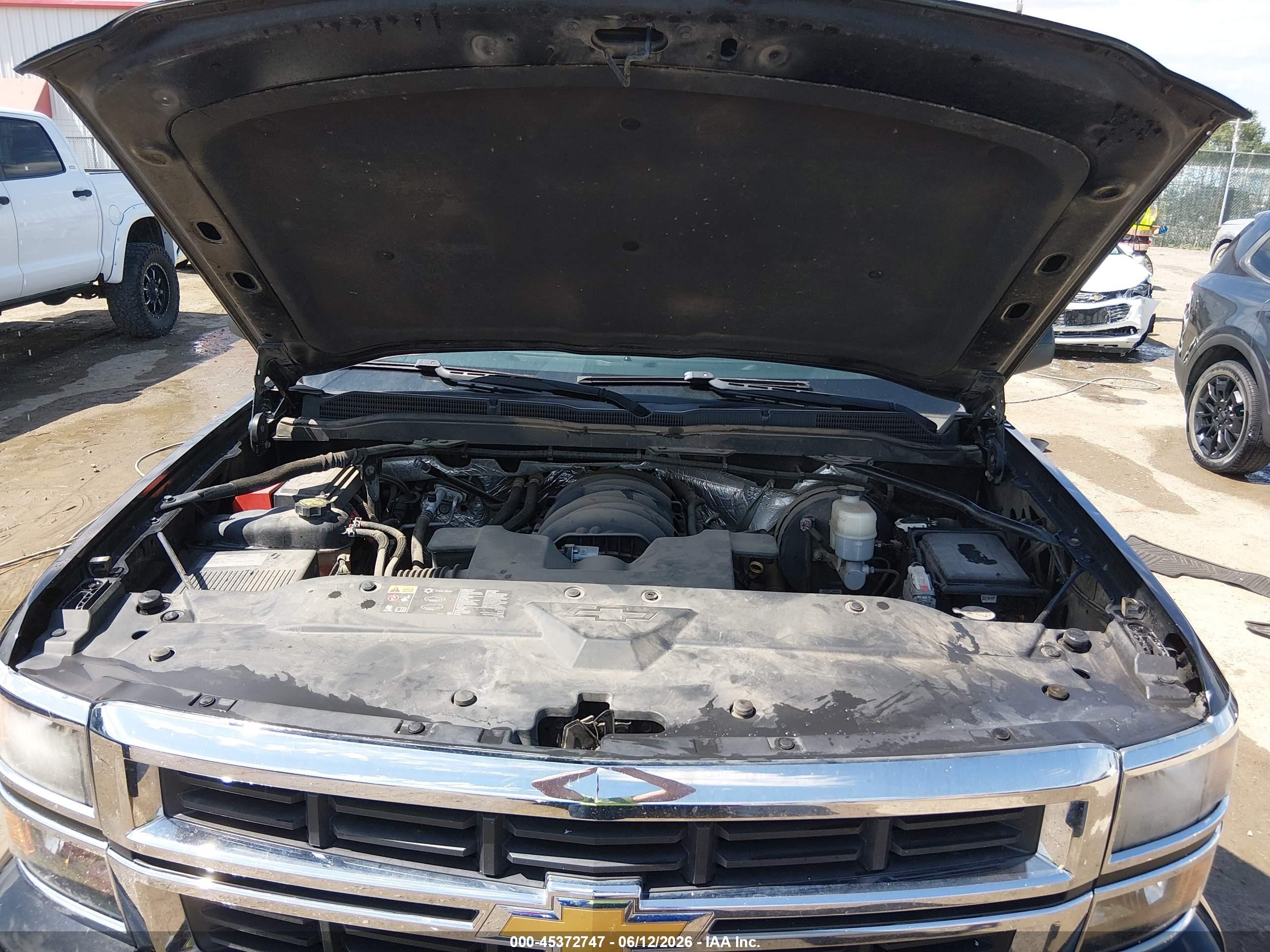 2015 Chevrolet Silverado 1500 2lt Black vin: 3GCUKREC9FG320019