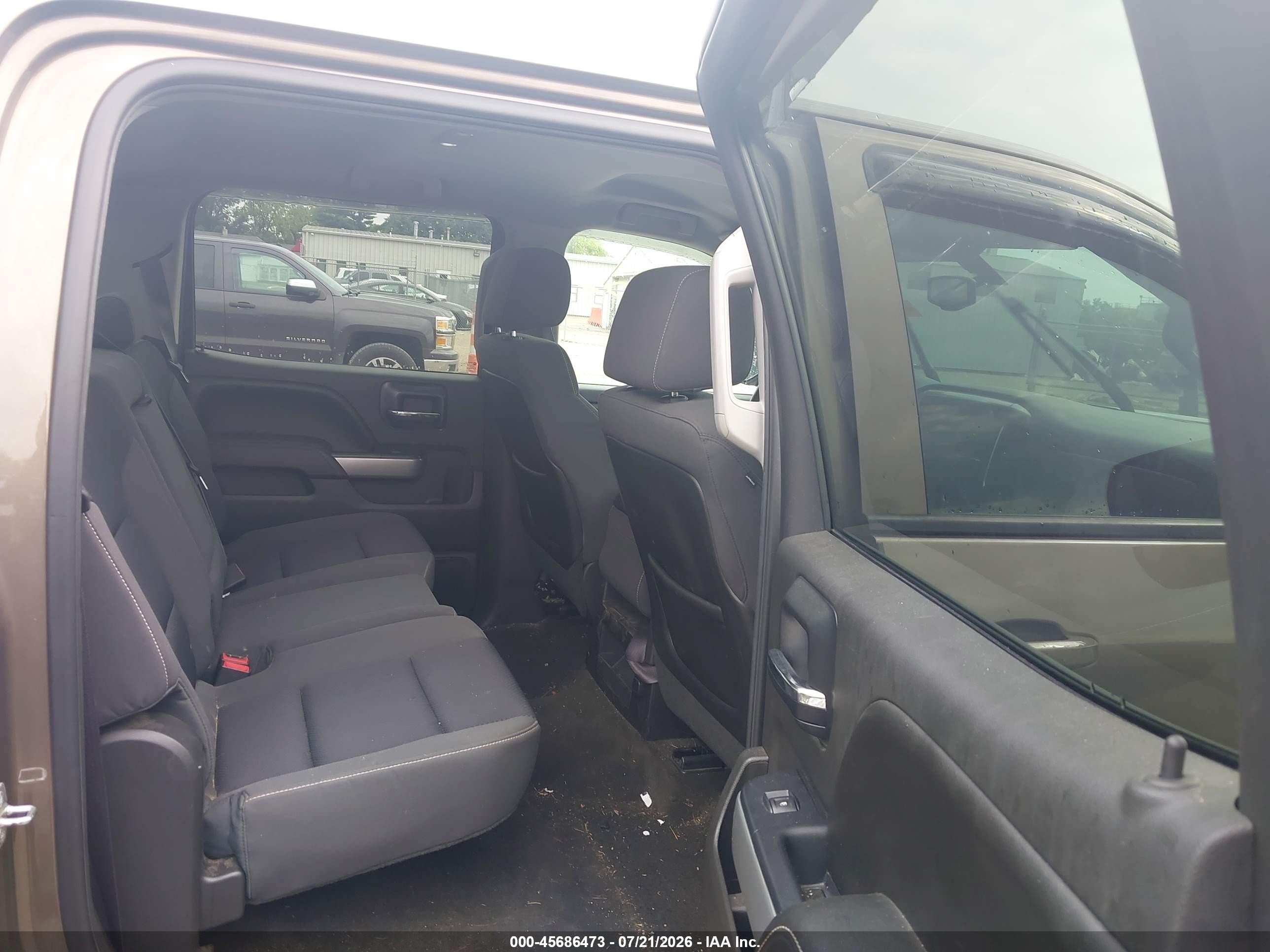 2015 Chevrolet Silverado 1500 Lt Brown vin: 3GCUKREC9FG357913