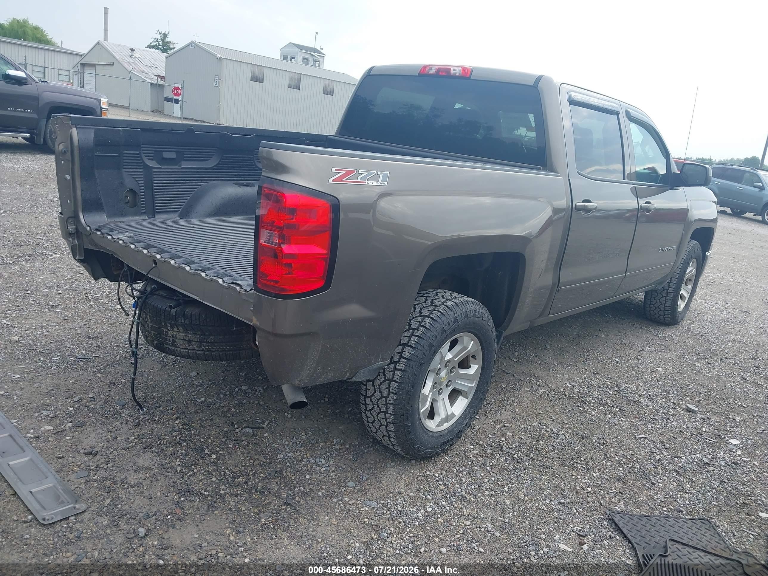 2015 Chevrolet Silverado 1500 Lt Brown vin: 3GCUKREC9FG357913