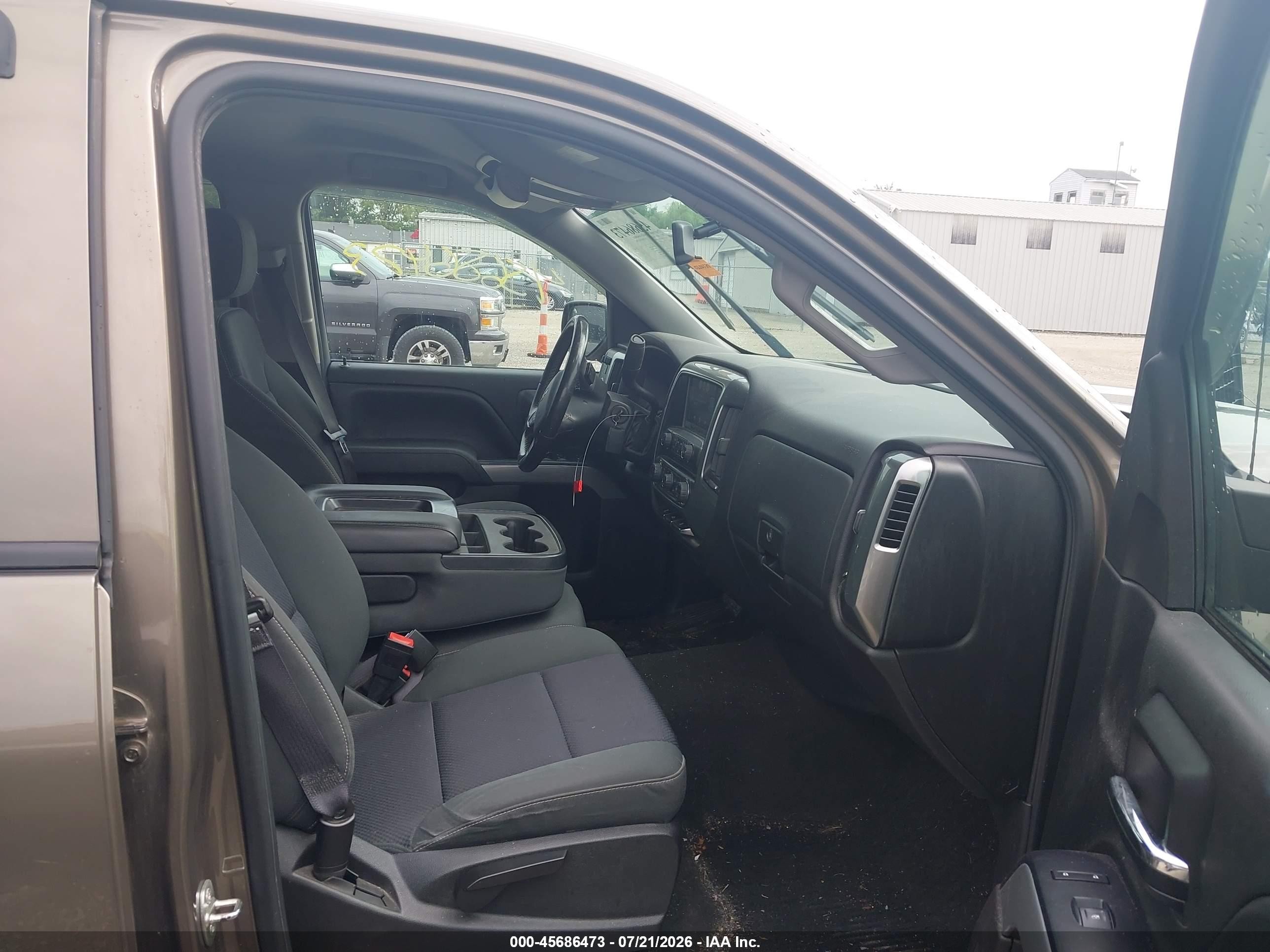 2015 Chevrolet Silverado 1500 Lt Brown vin: 3GCUKREC9FG357913