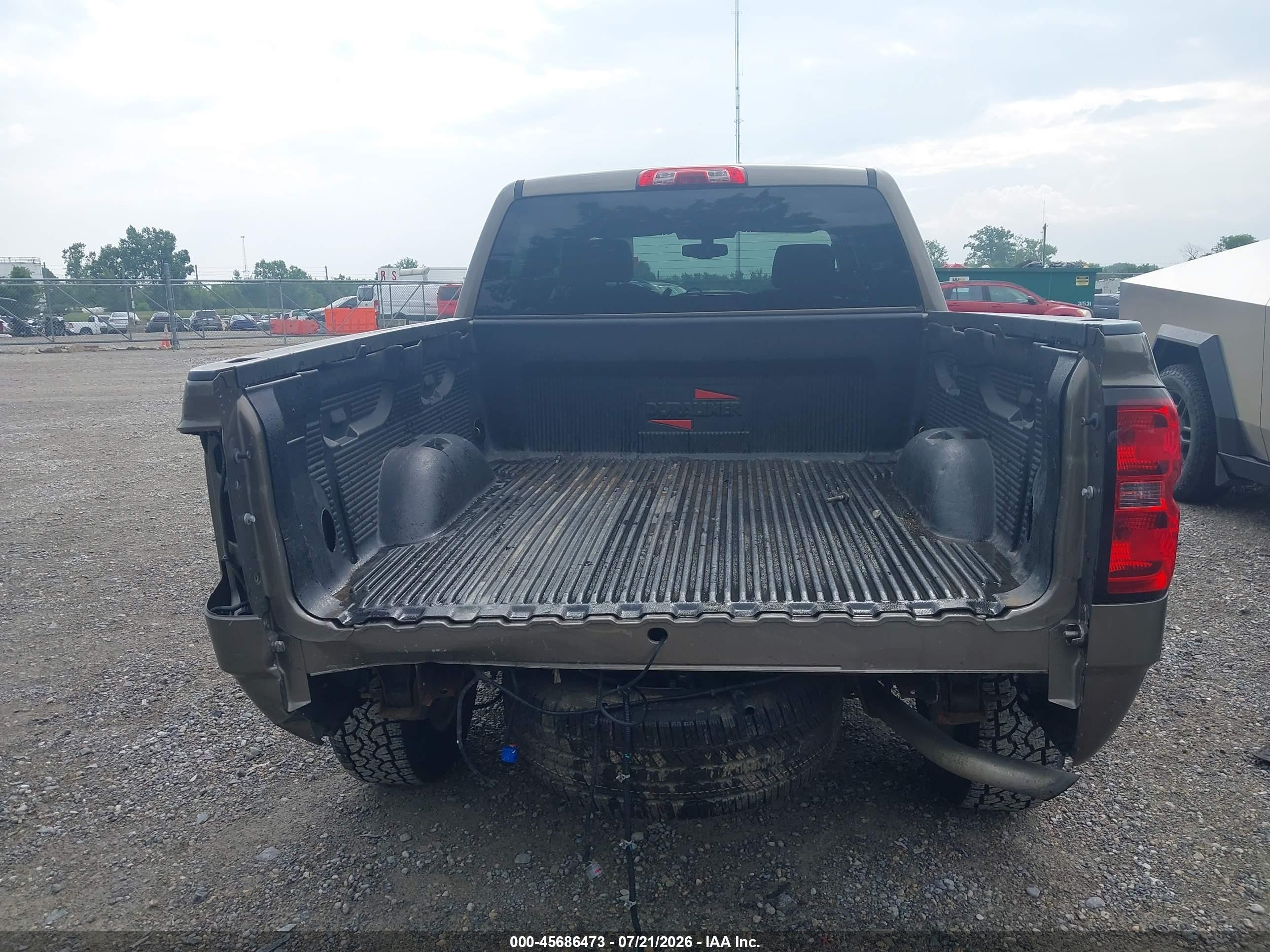 2015 Chevrolet Silverado 1500 Lt Brown vin: 3GCUKREC9FG357913