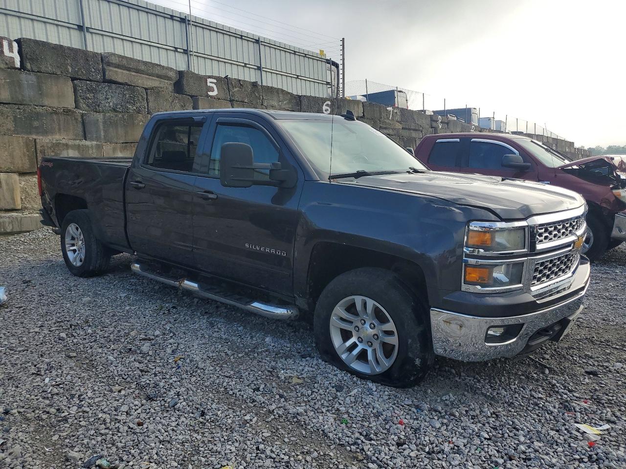 2015 Chevrolet Silverado K1500 Lt Black vin: 3GCUKREC9FG426955