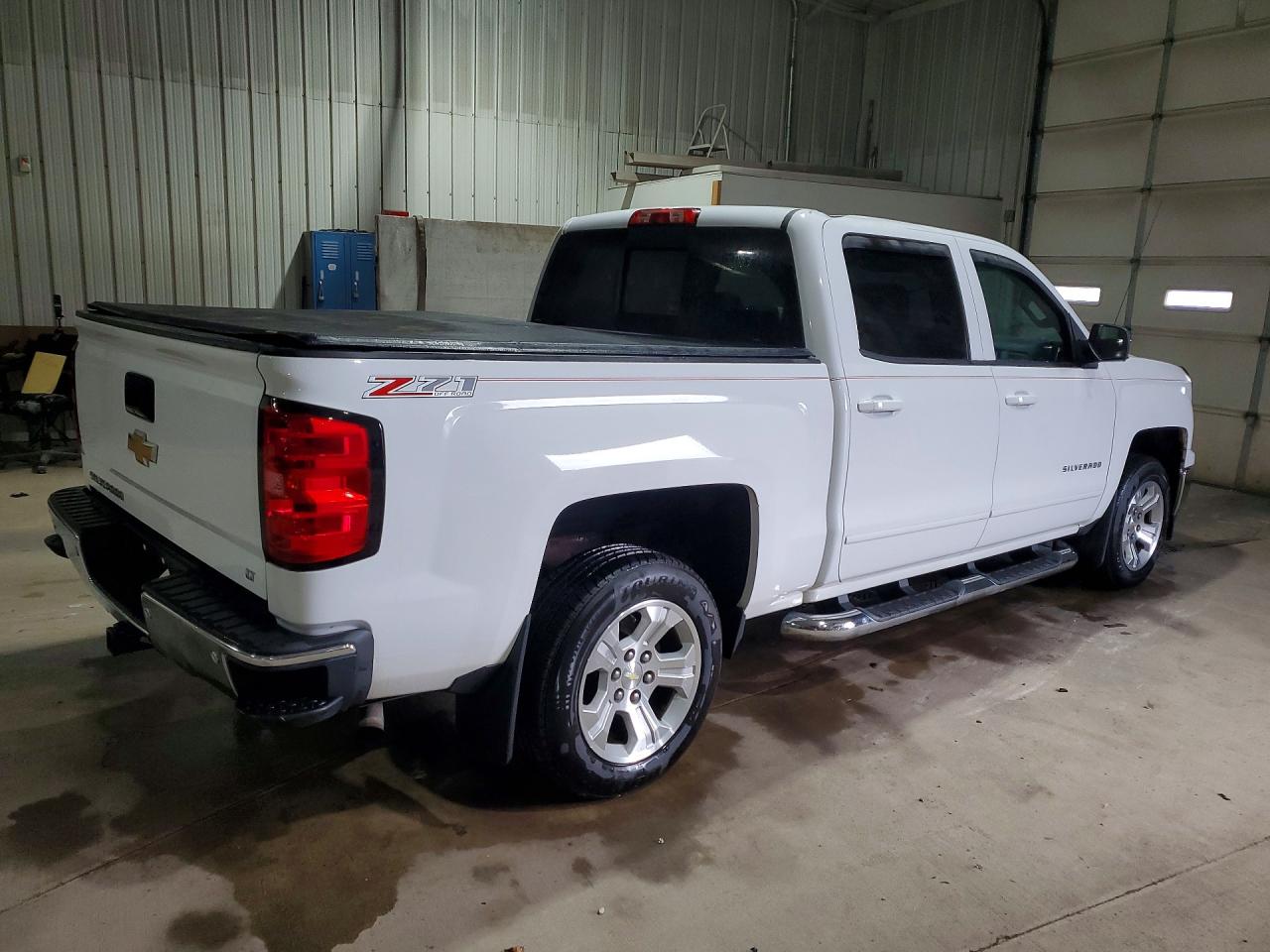 2015 Chevrolet Silverado K1500 Lt White vin: 3GCUKREC9FG436837