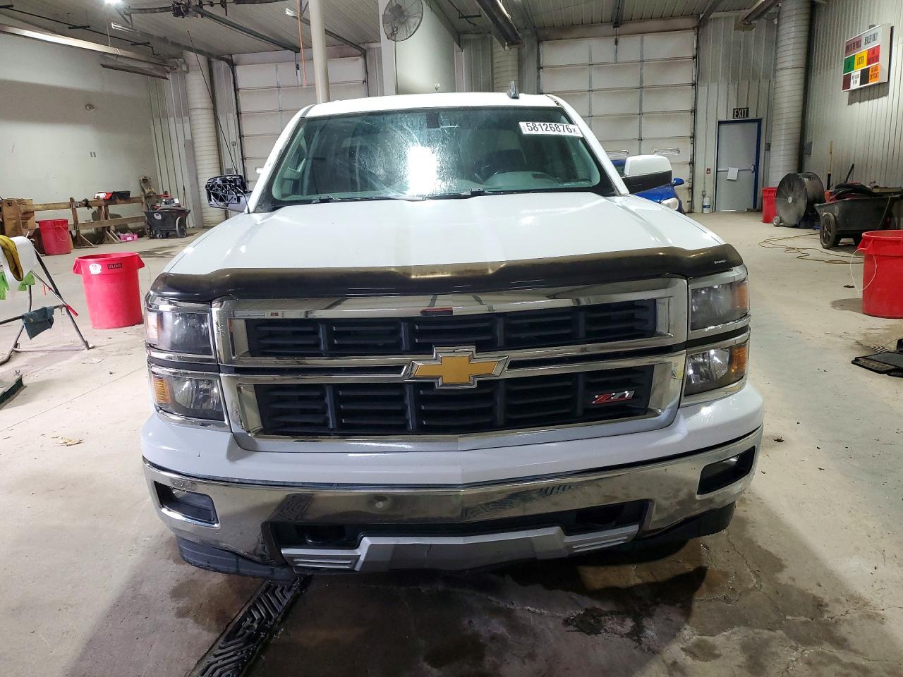 2015 Chevrolet Silverado K1500 Lt White vin: 3GCUKREC9FG436837