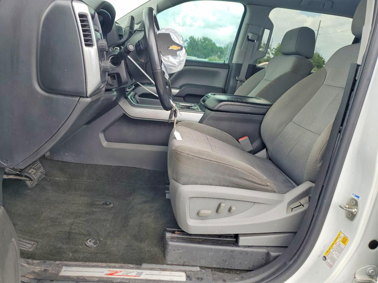 2015 Chevrolet Silverado K1500 Lt White vin: 3GCUKREC9FG484547