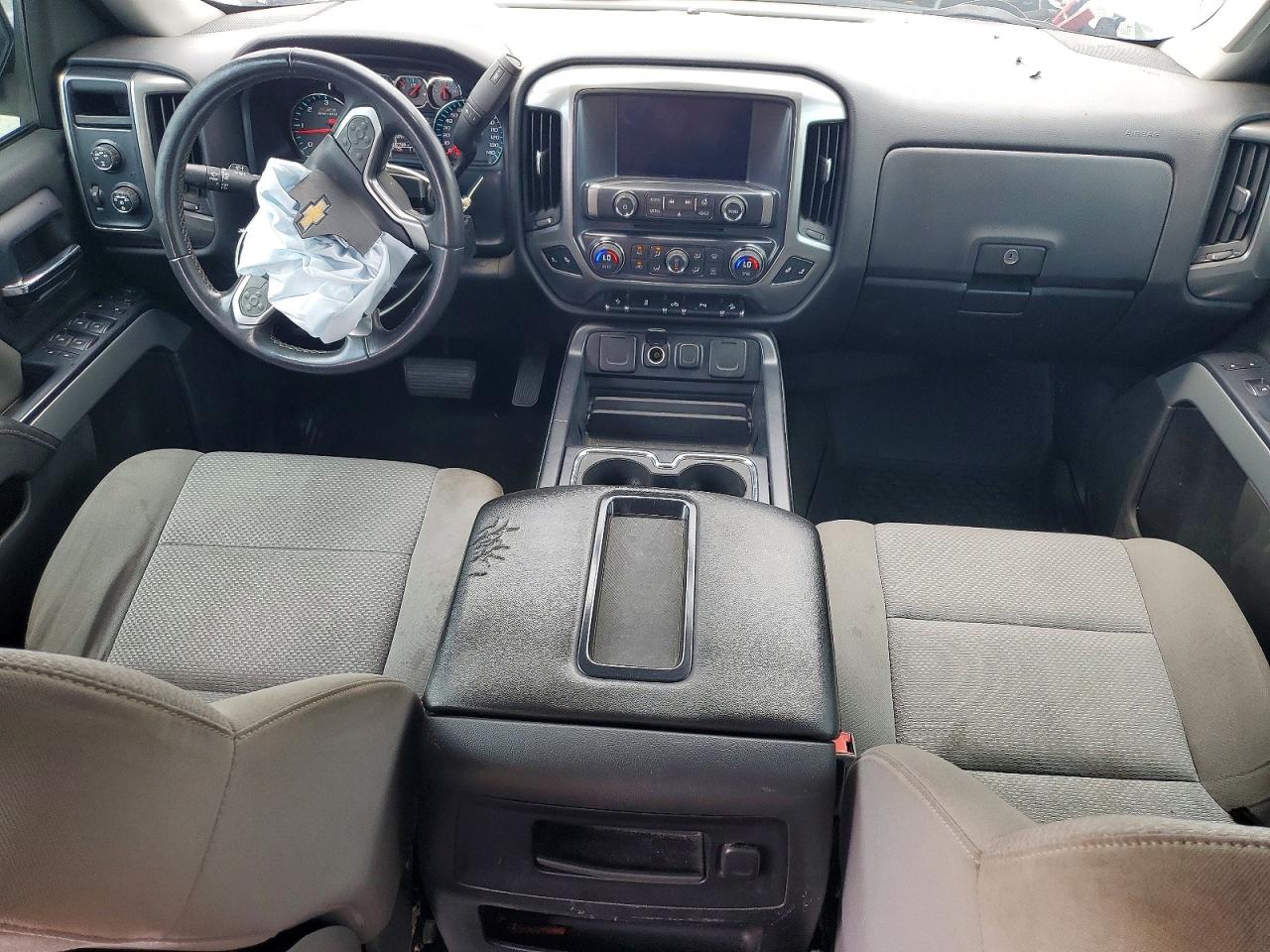2015 Chevrolet Silverado K1500 Lt White vin: 3GCUKREC9FG484547