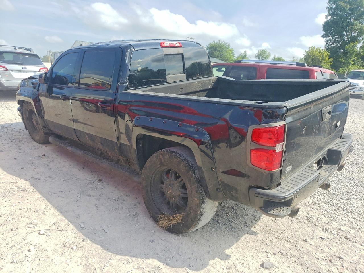 2015 Chevrolet Silverado K1500 Lt Black vin: 3GCUKREC9FG493779