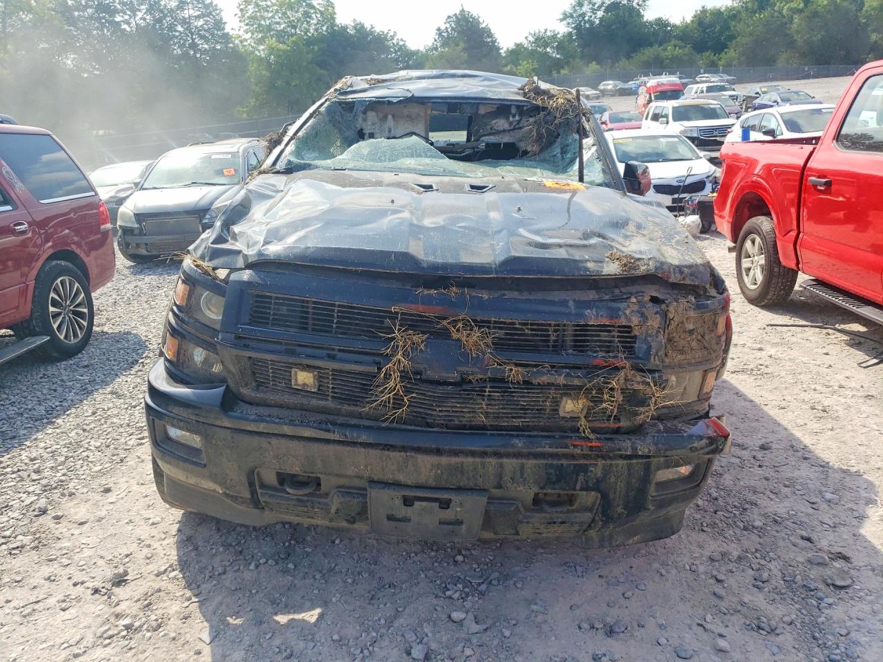 2015 Chevrolet Silverado K1500 Lt Black vin: 3GCUKREC9FG493779