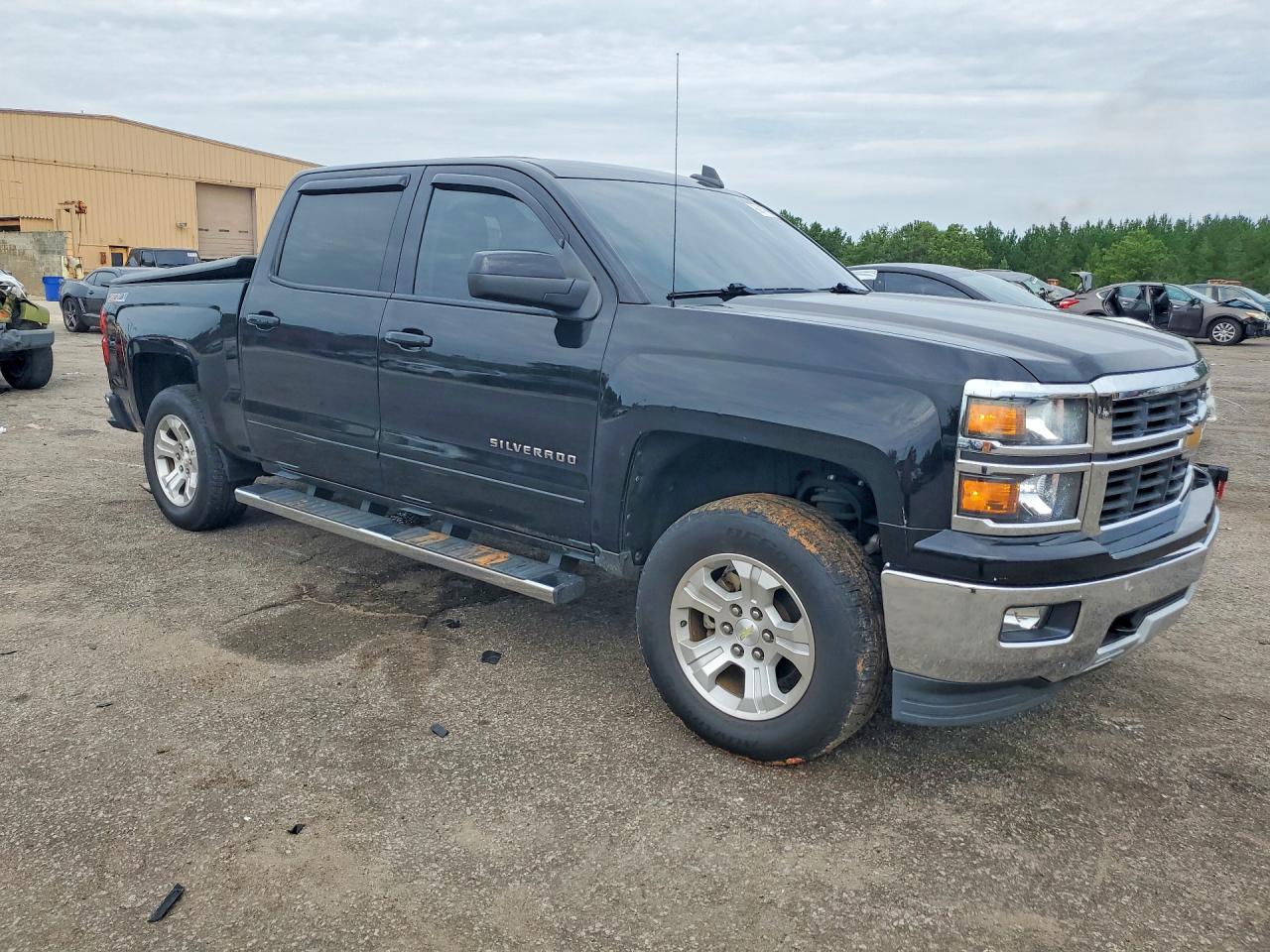 2015 Chevrolet Silverado K1500 Lt Black vin: 3GCUKREC9FG510208