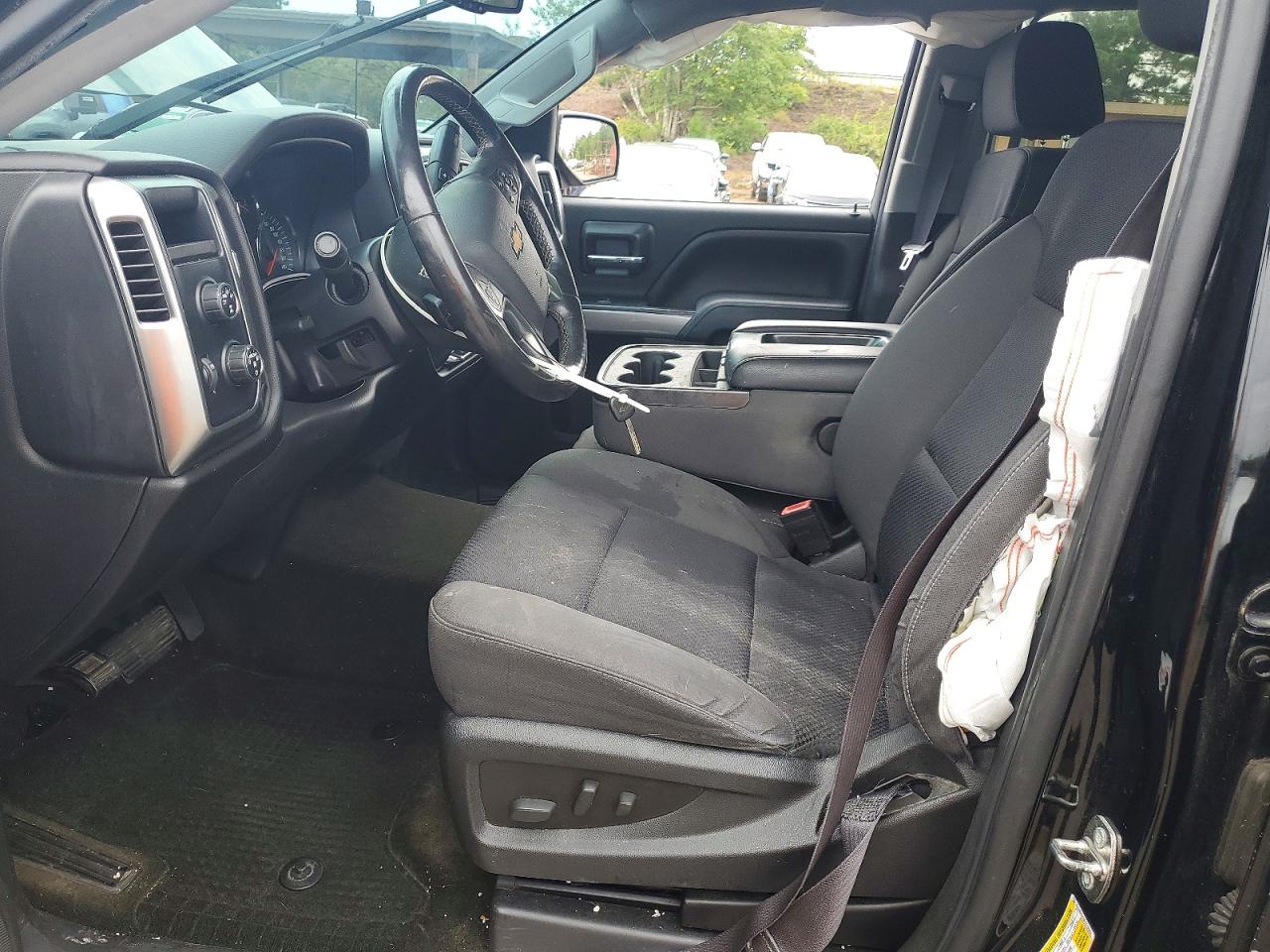 2015 Chevrolet Silverado K1500 Lt Black vin: 3GCUKREC9FG510208