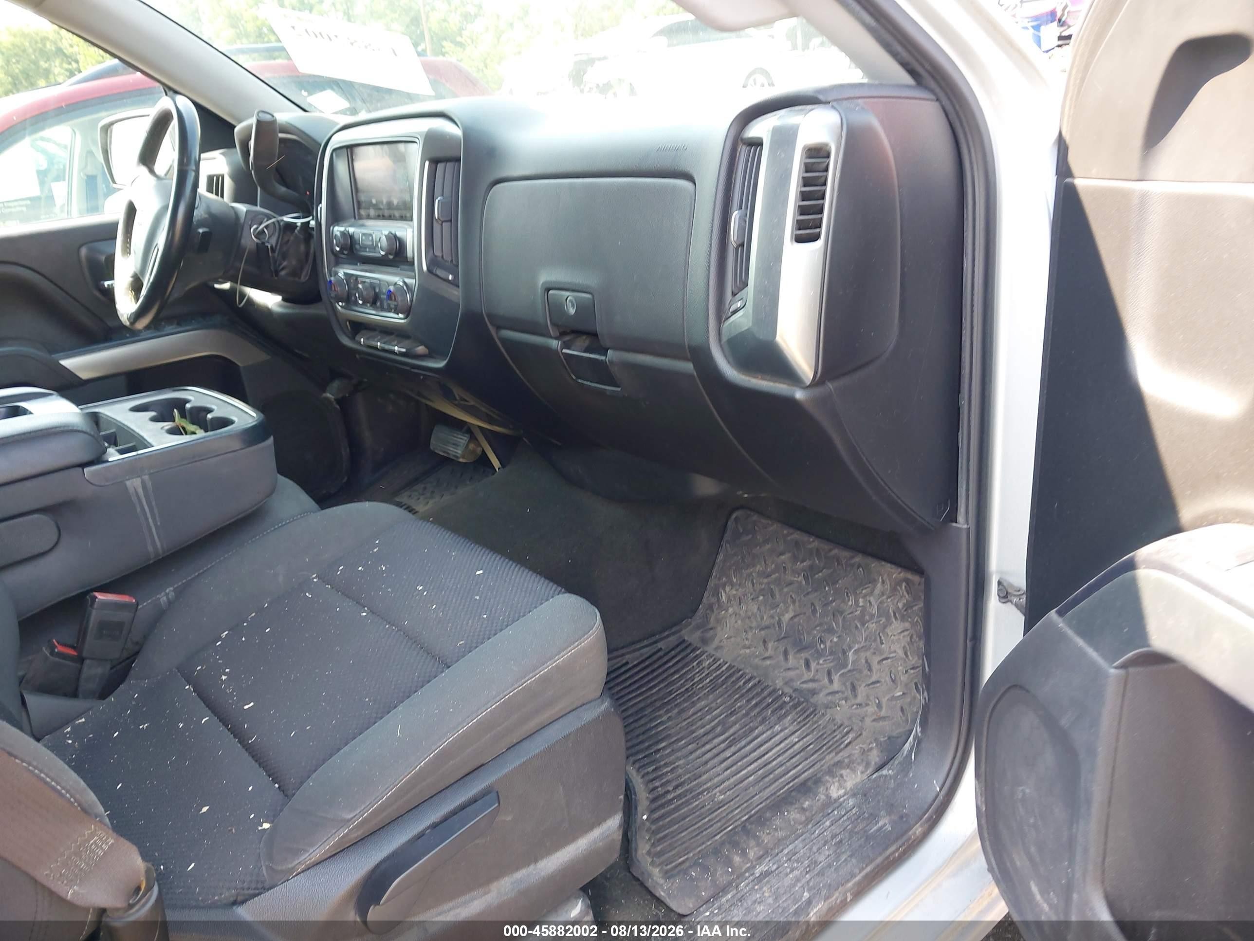 2015 Chevrolet Silverado 1500 Lt Silver vin: 3GCUKREC9FG514968