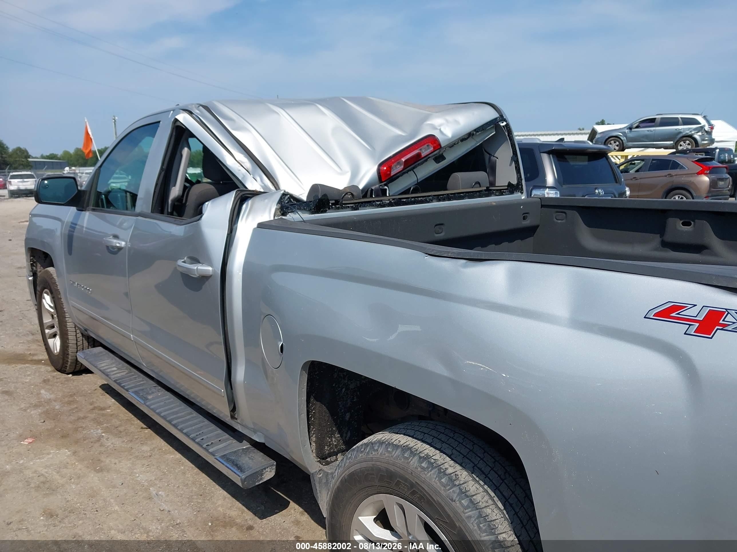 2015 Chevrolet Silverado 1500 Lt Silver vin: 3GCUKREC9FG514968