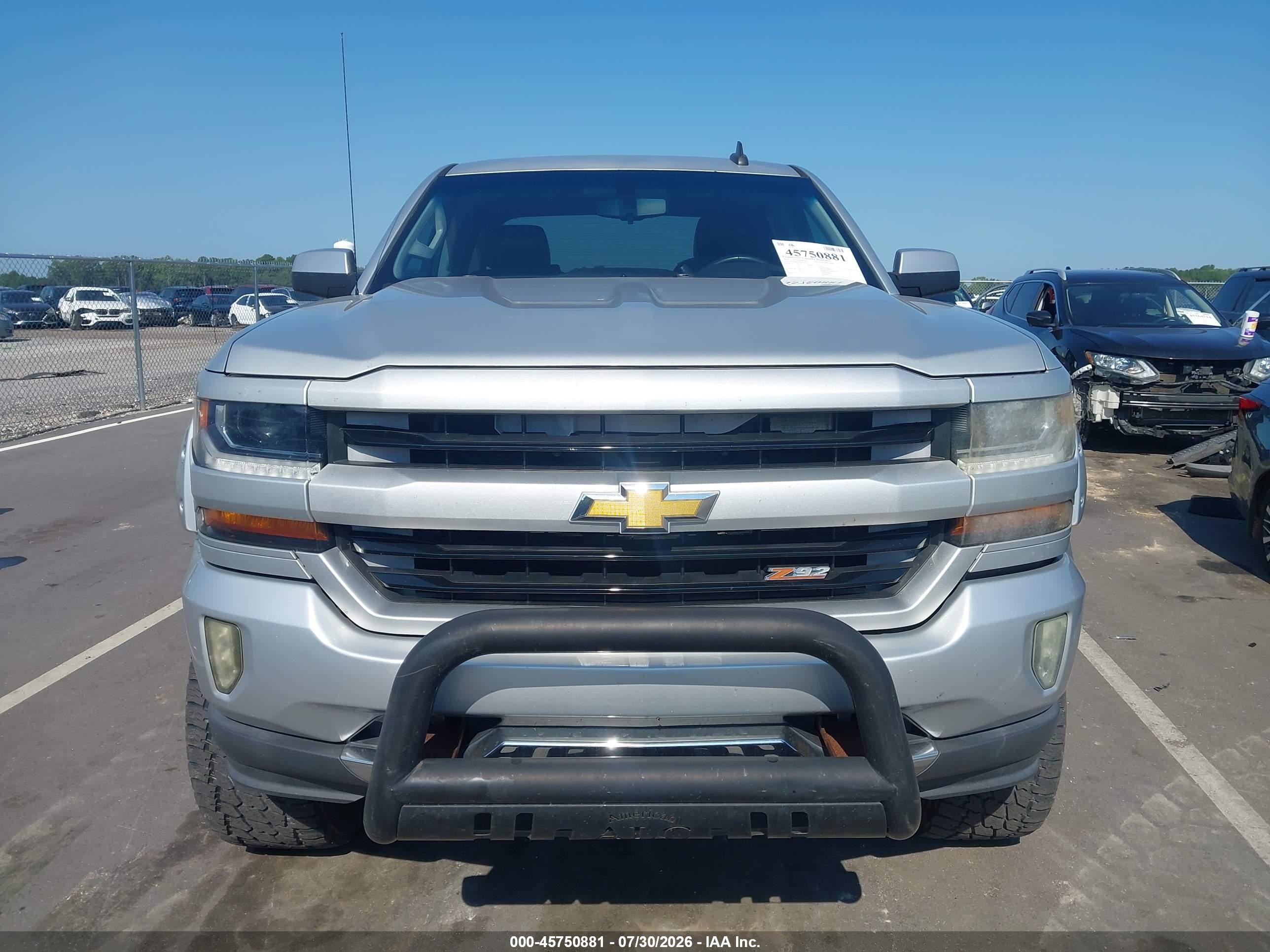 2016 Chevrolet Silverado 1500 Lt Silver vin: 3GCUKREC9GG133719