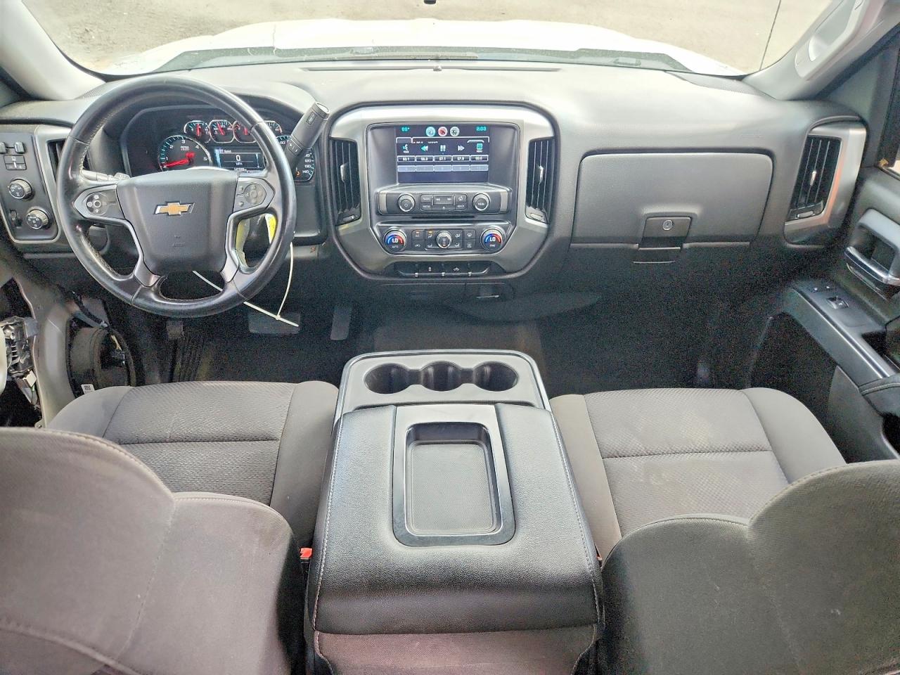 2016 Chevrolet Silverado K1500 Lt Silver vin: 3GCUKREC9GG374907