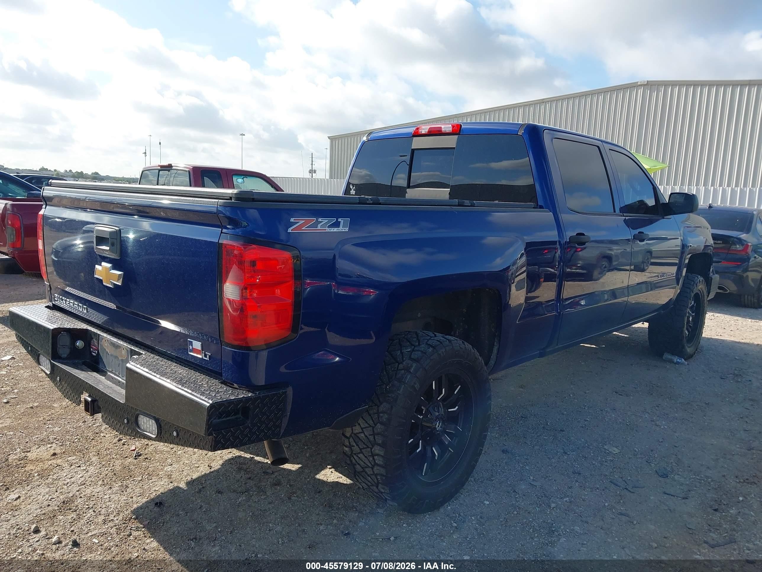 2014 Chevrolet Silverado 1500 Lt Blue vin: 3GCUKRECXEG108289