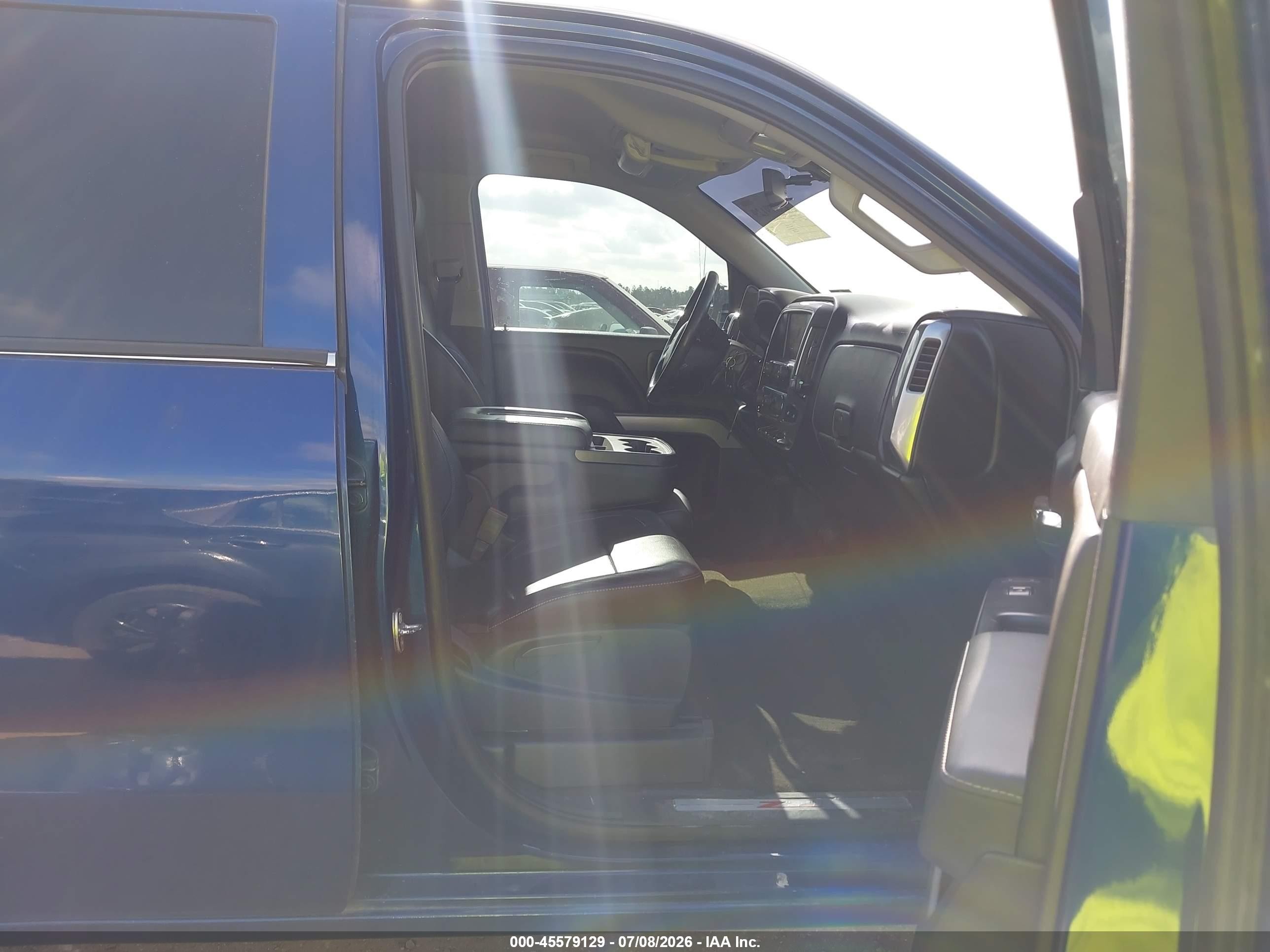 2014 Chevrolet Silverado 1500 Lt Blue vin: 3GCUKRECXEG108289