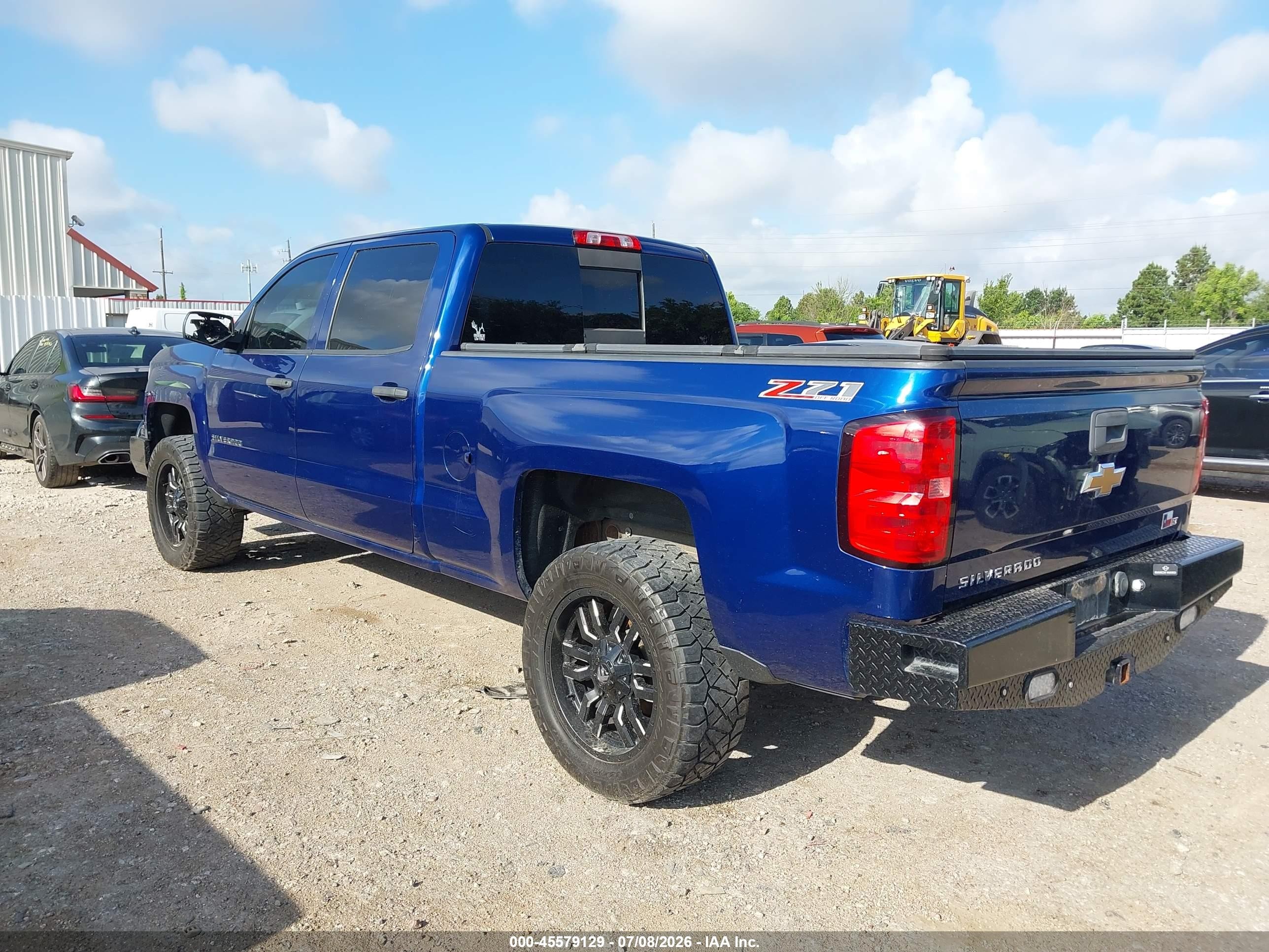2014 Chevrolet Silverado 1500 Lt Blue vin: 3GCUKRECXEG108289