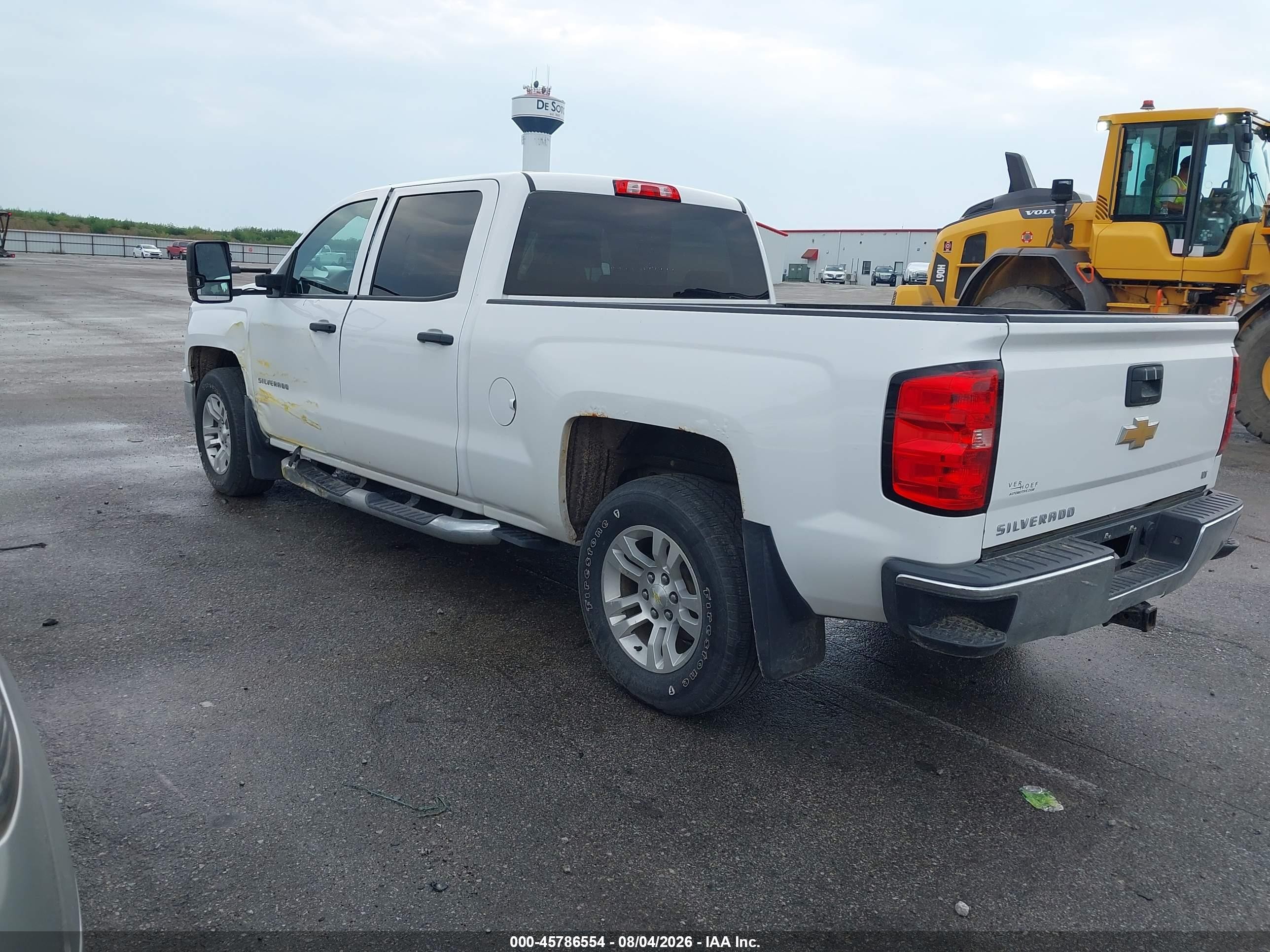 2014 Chevrolet Silverado 1500 Lt Белый vin: 3GCUKRECXEG161462