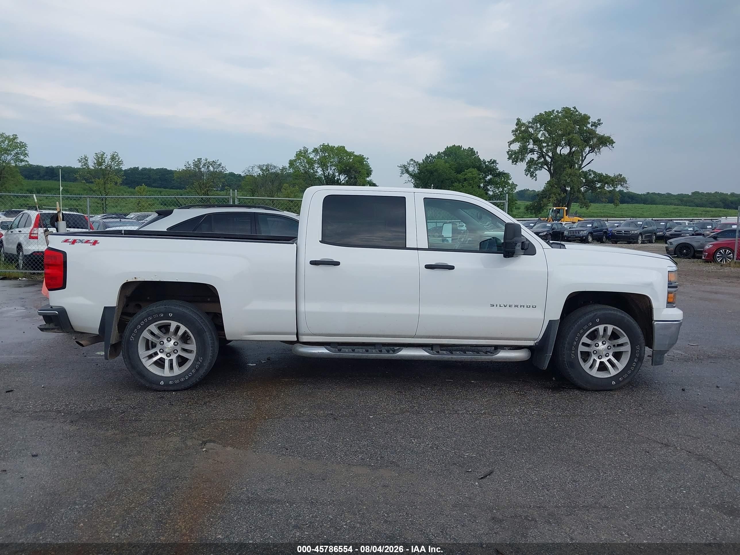 2014 Chevrolet Silverado 1500 Lt Белый vin: 3GCUKRECXEG161462